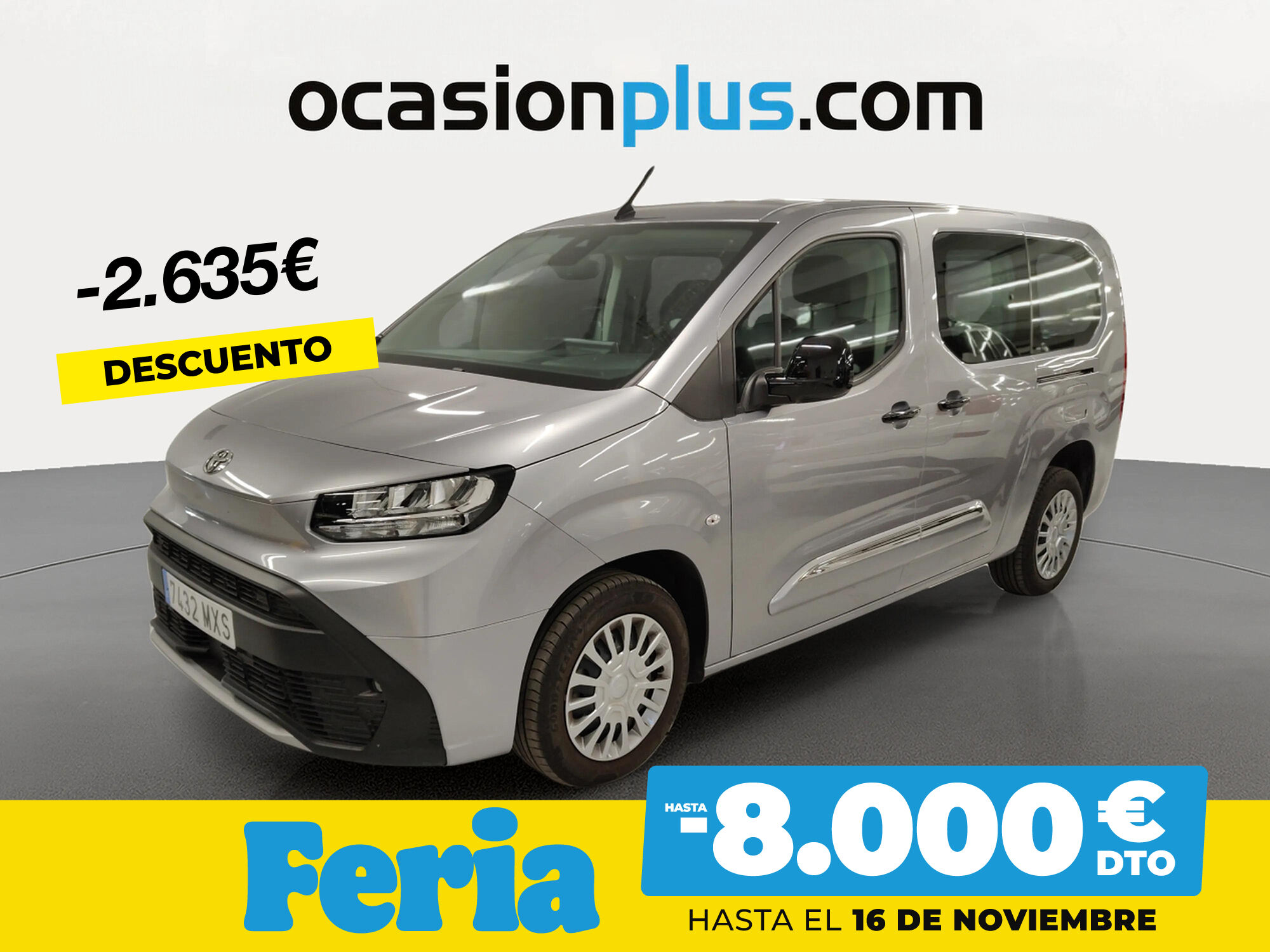 TOYOTA Proace City Verso (1.5D Family Active L1 96 kW (131 CV)) en Madrid