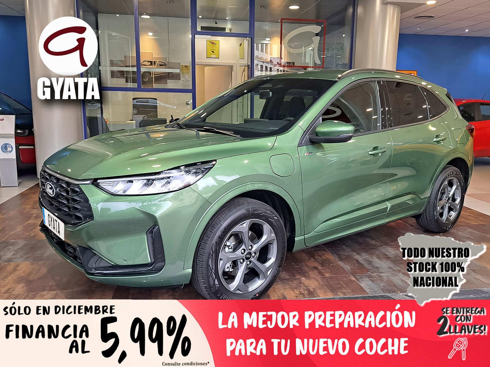 FORD Kuga (2.5 Duratec PHEV ST-Line Auto 178 kW (243 CV)) en Madrid