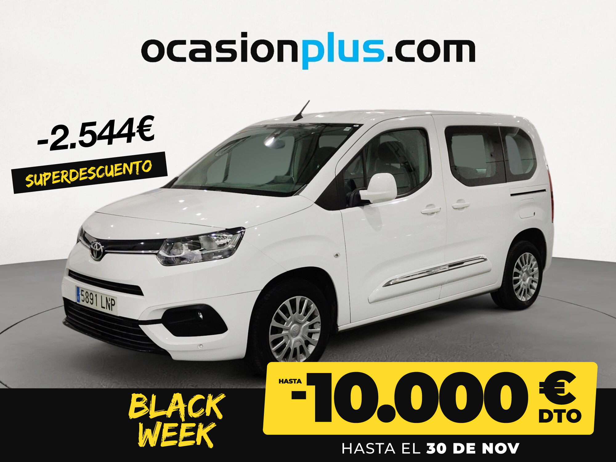 TOYOTA Proace City (1.5 D VX L1 75 kW (100 CV)) en Madrid