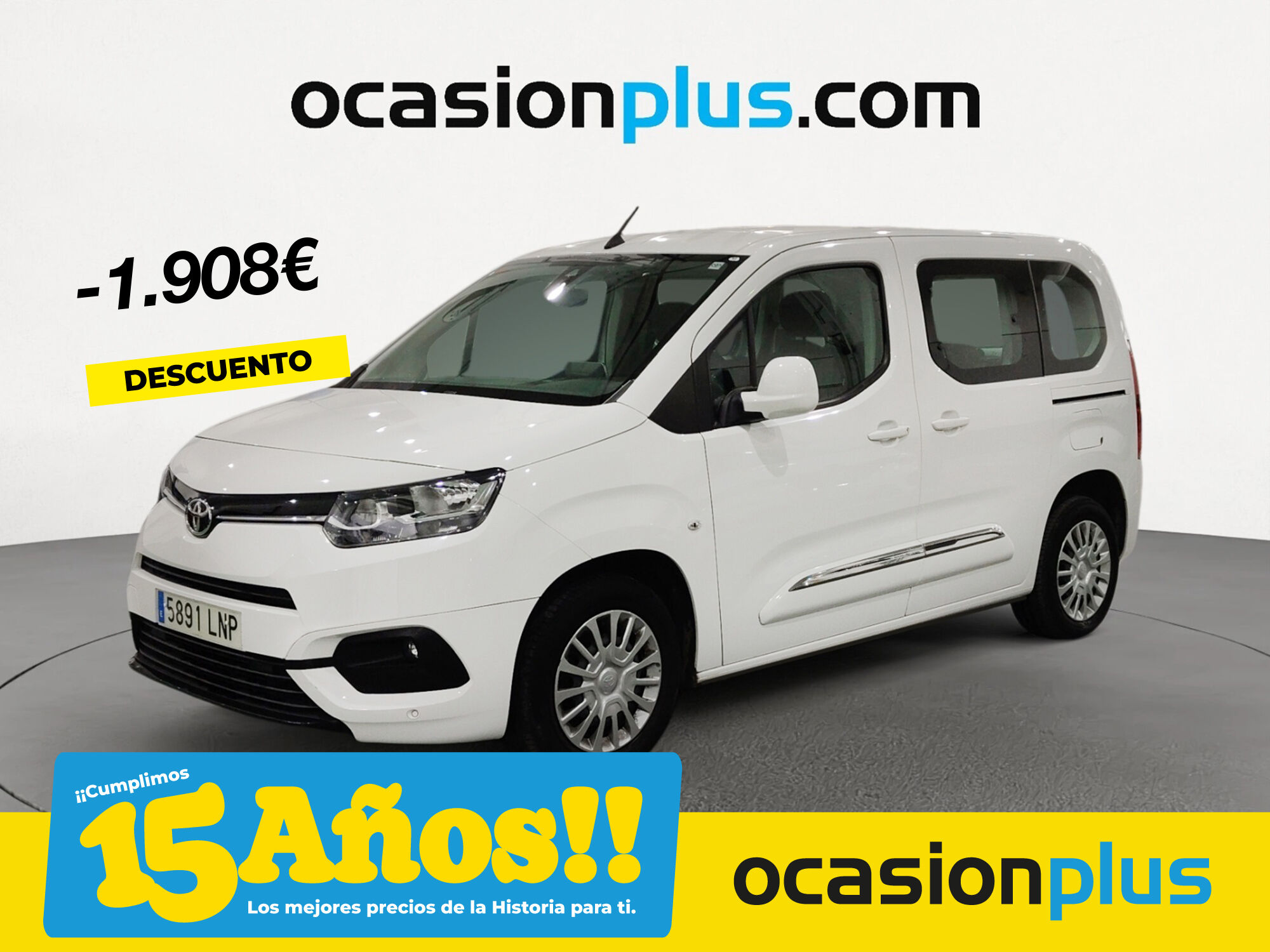 TOYOTA Proace City (1.5 D VX L1 75 kW (100 CV)) en Madrid