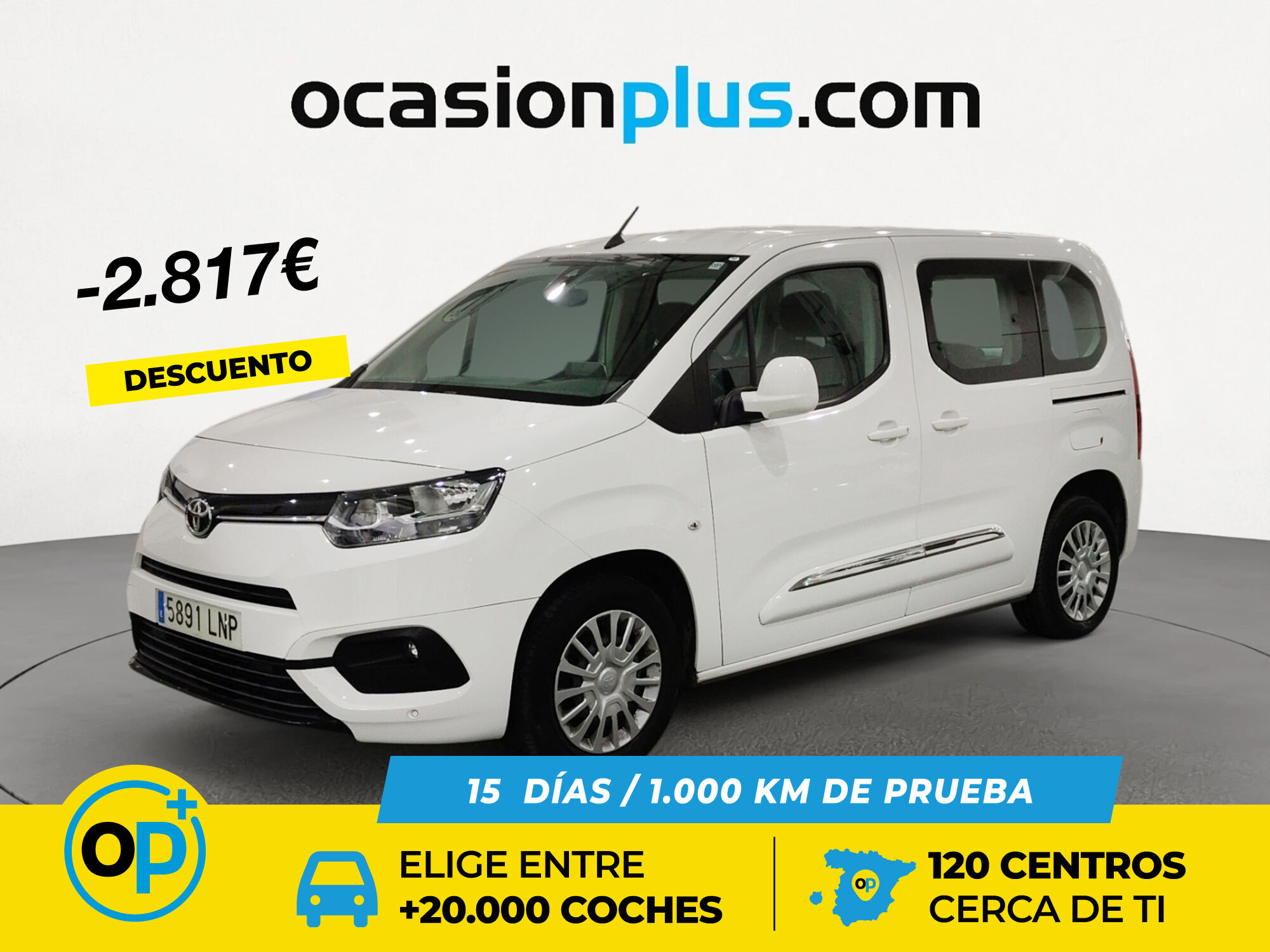 TOYOTA Proace City (1.5 D VX L1 75 kW (100 CV)) en Madrid