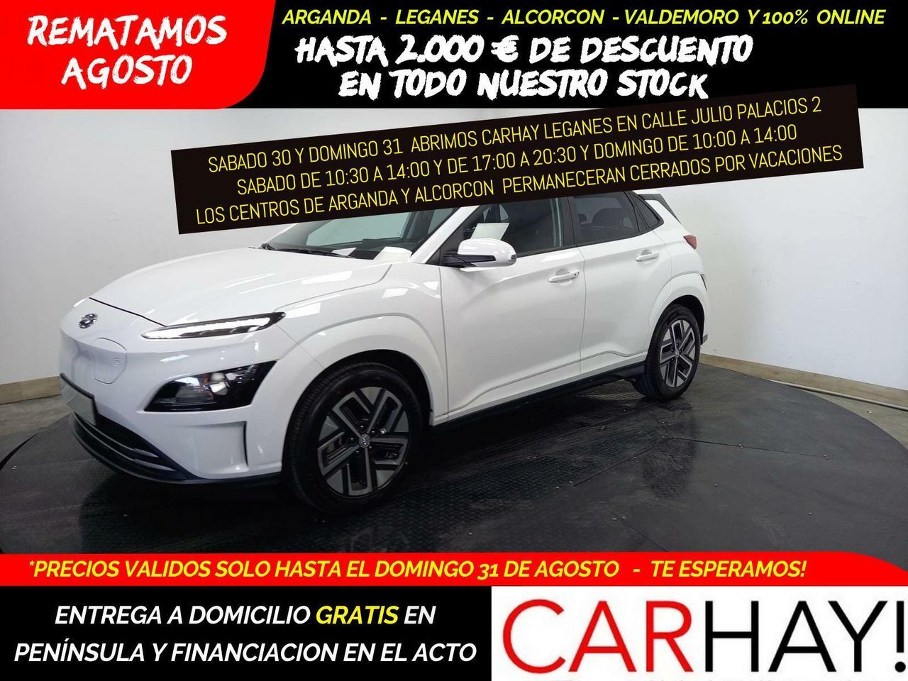 HYUNDAI Kona (TODOTERRENO 150KW EV MAXX) en Madrid