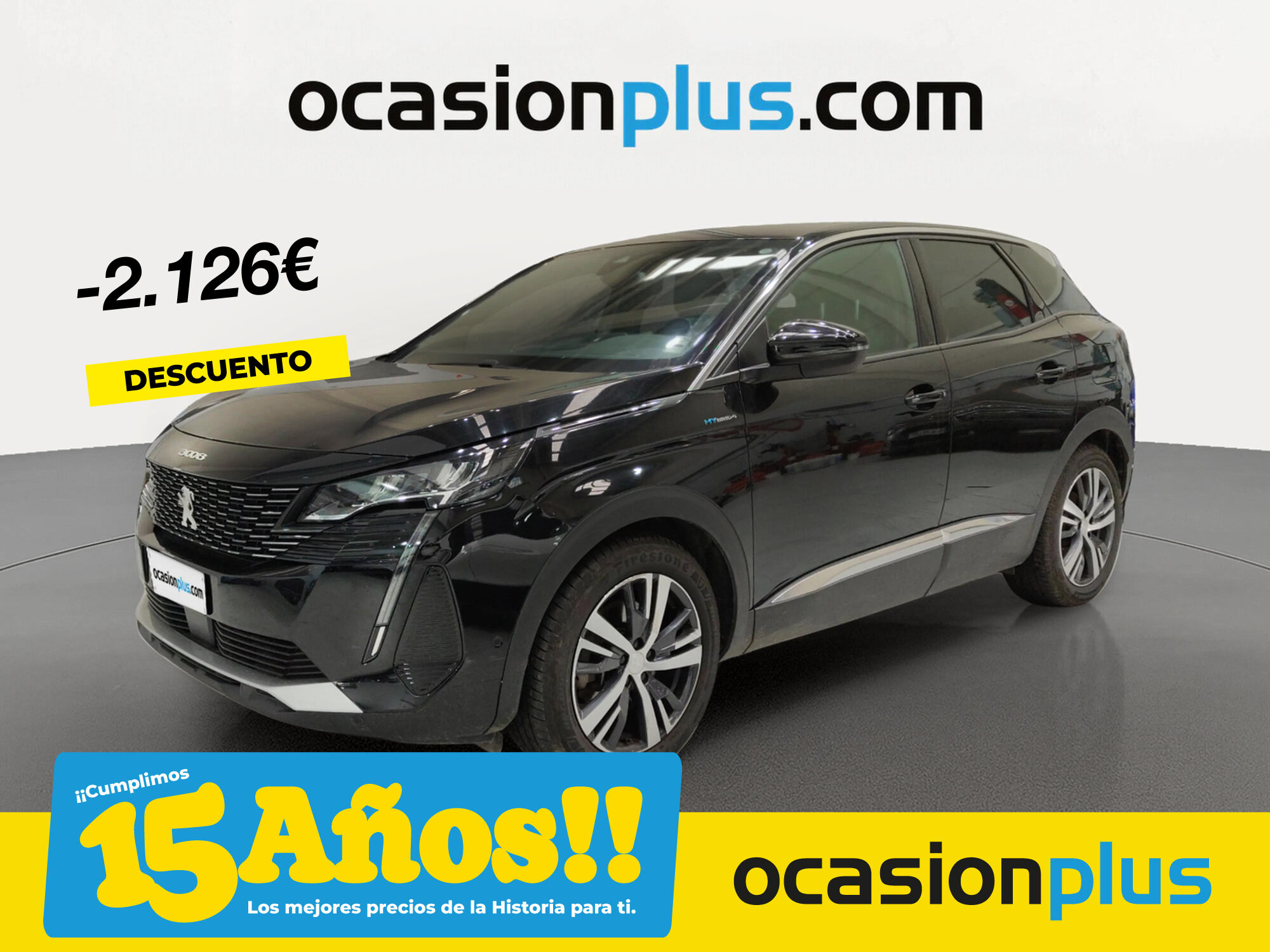PEUGEOT 3008 (Hybrid 300 Allure Pack e-EAT8 221 kW (300 CV)) en Madrid