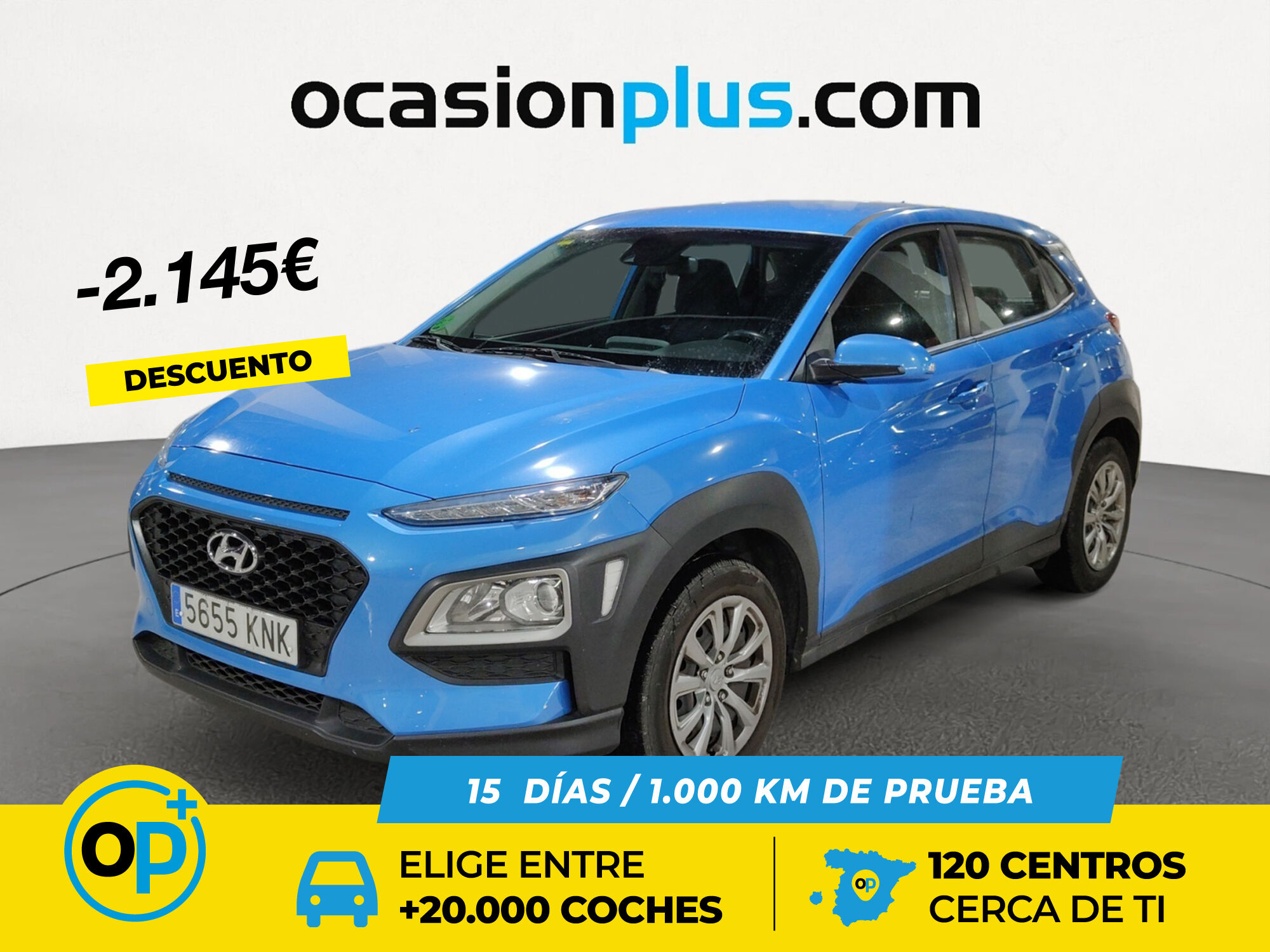 HYUNDAI Kona (1.0 TGDi Essence 4x2 88 kW (120 CV)) en Madrid