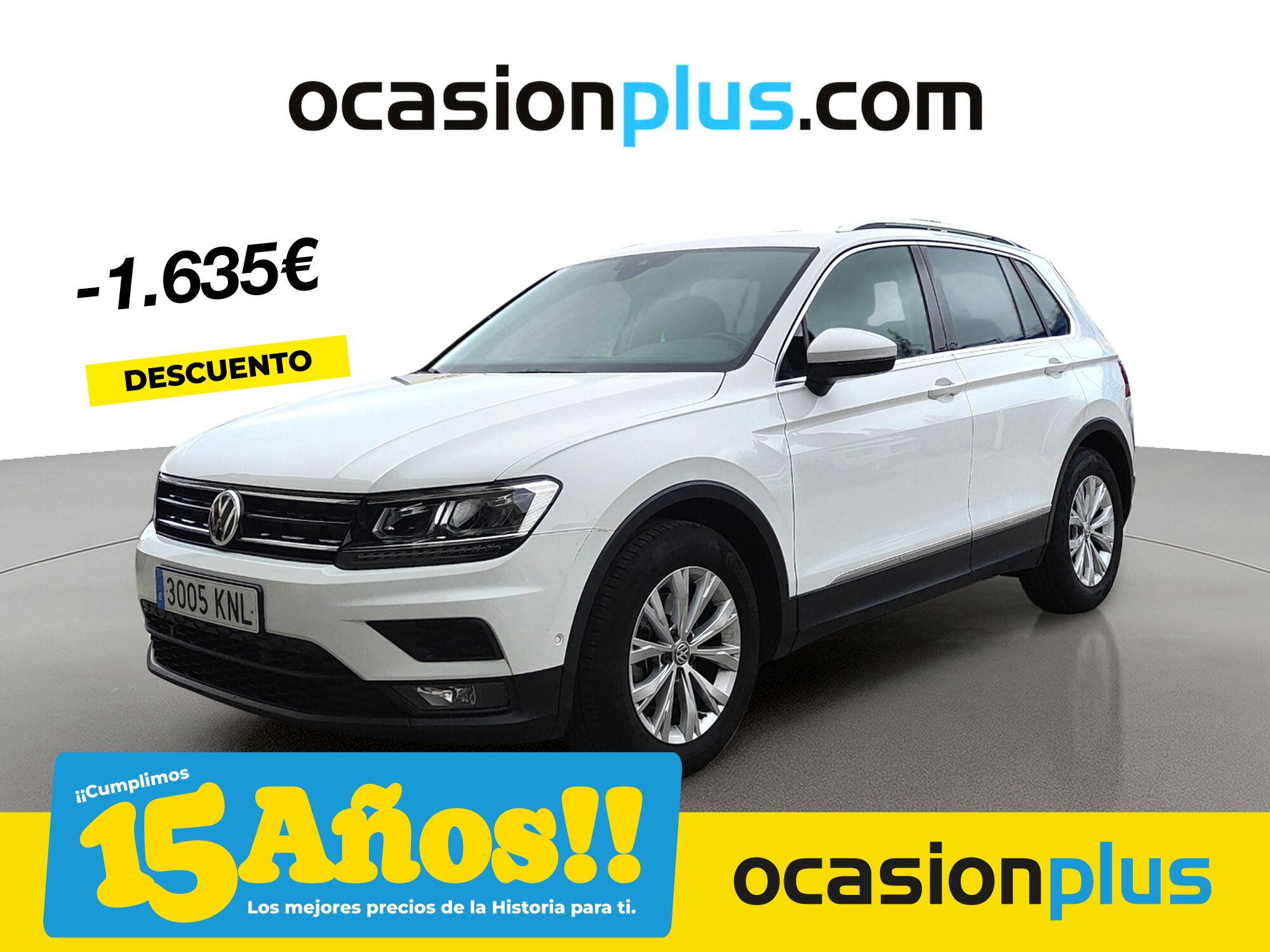 VOLKSWAGEN Tiguan (Tech&Go 1.4 TSI 92 kW (125 CV)) en Madrid