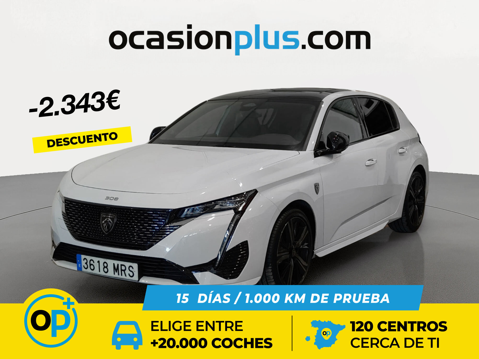 PEUGEOT 308 (GT Hybrid e-DCS6 100 kW (136 CV)) en Madrid