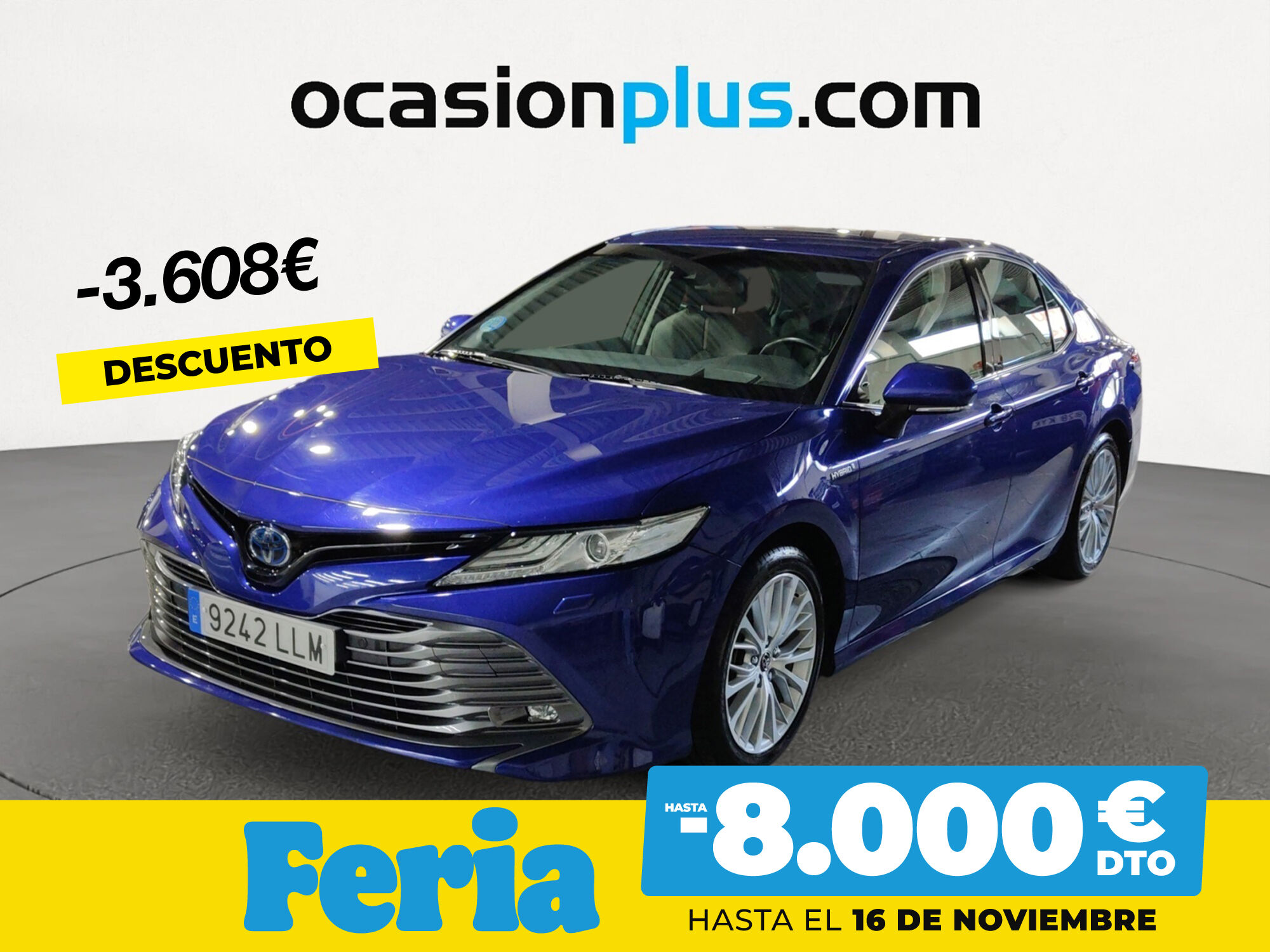 TOYOTA Camry (2.5 220H Luxury 160 kW (218 CV)) en Madrid