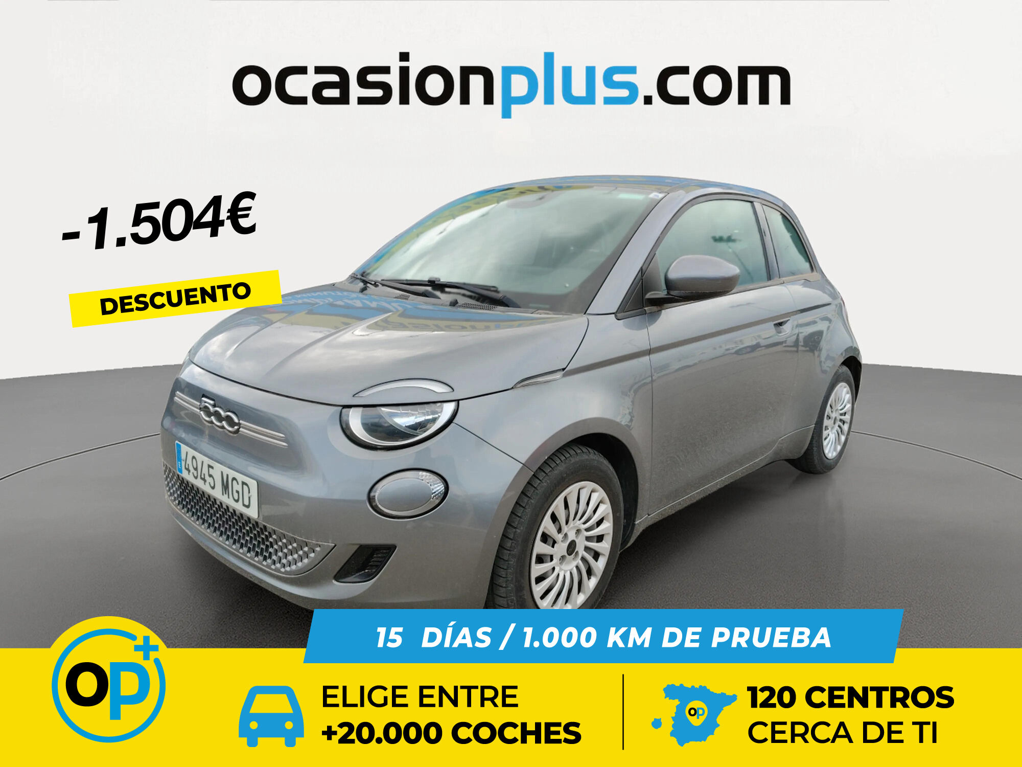 FIAT 500 (Monotrim 320km 87 kW (118 CV)) en Madrid