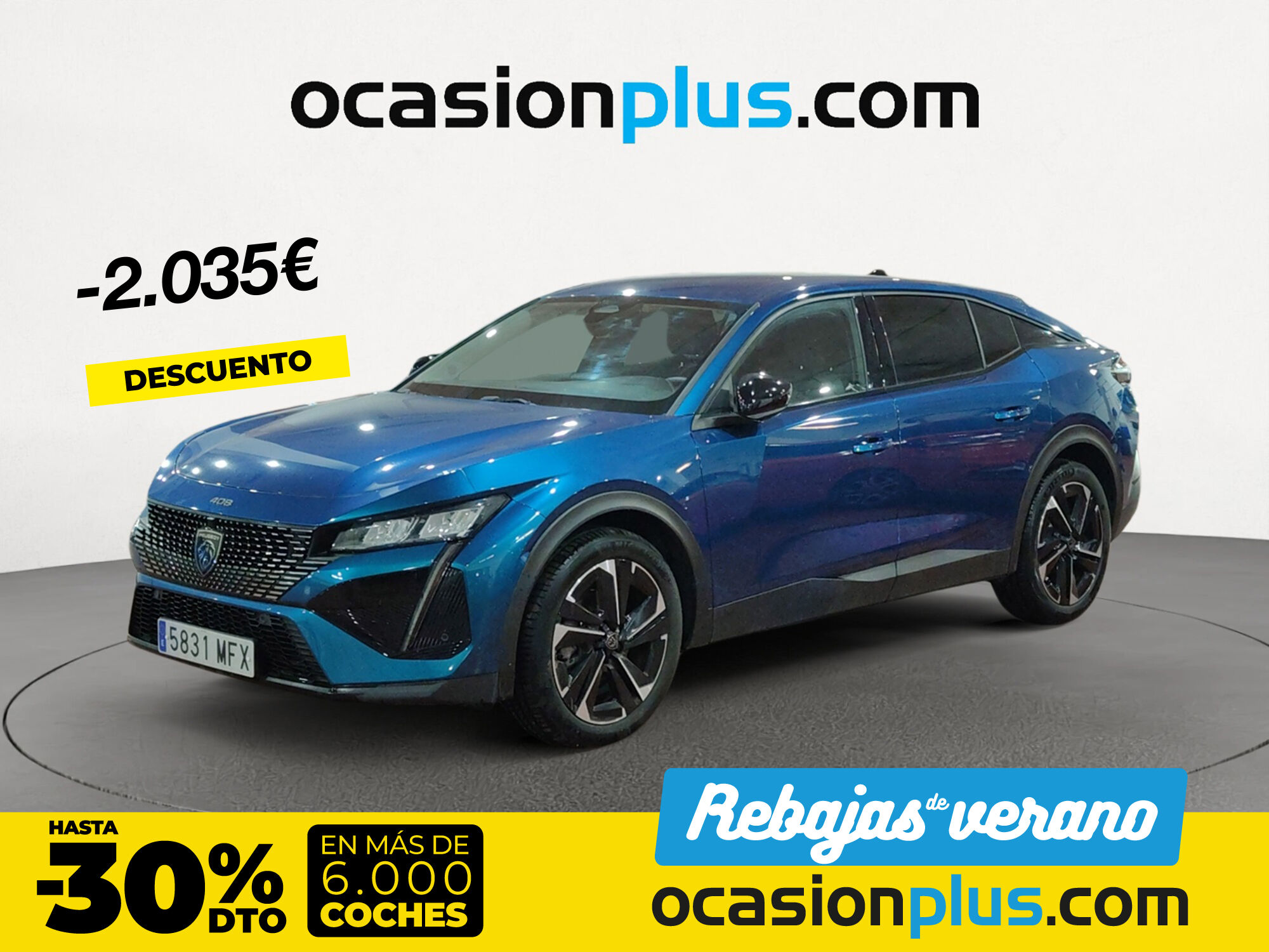 PEUGEOT 408 (Puretech 130 Allure Pack EAT8 96 kW (130 CV)) en Madrid