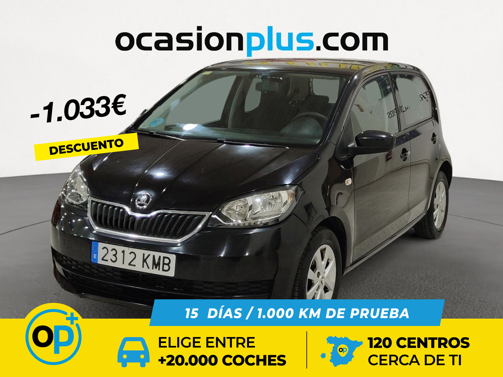 SKODA Citigo (1.0 MPI Ambition 44 kW (60 CV)) en Madrid