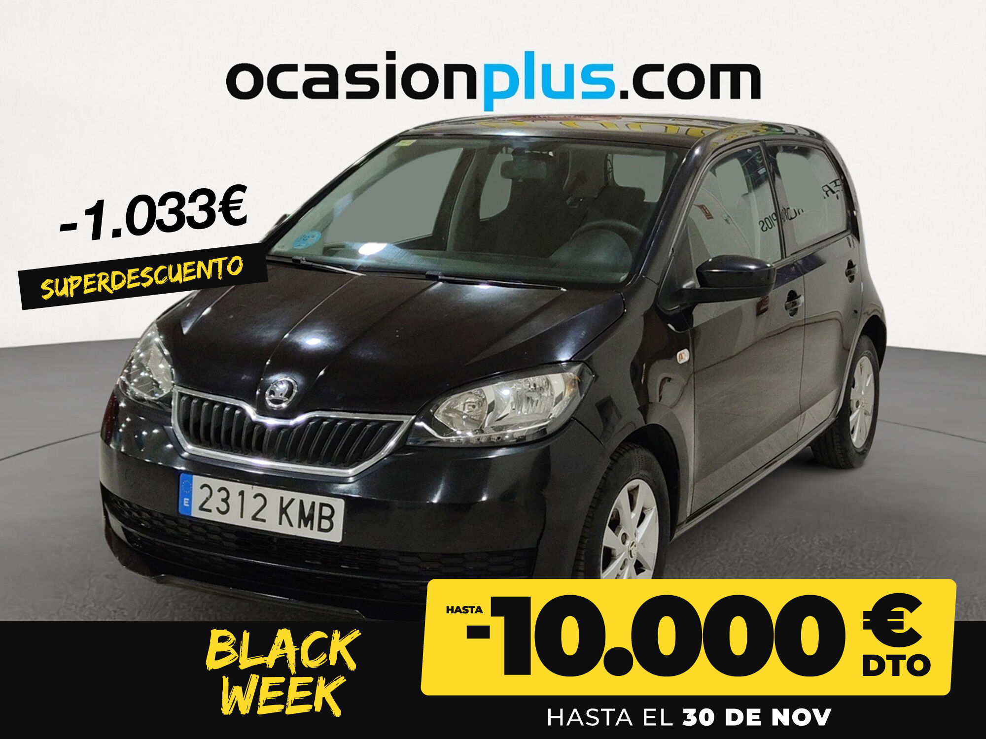 SKODA Citigo (1.0 MPI Ambition 44 kW (60 CV)) en Madrid