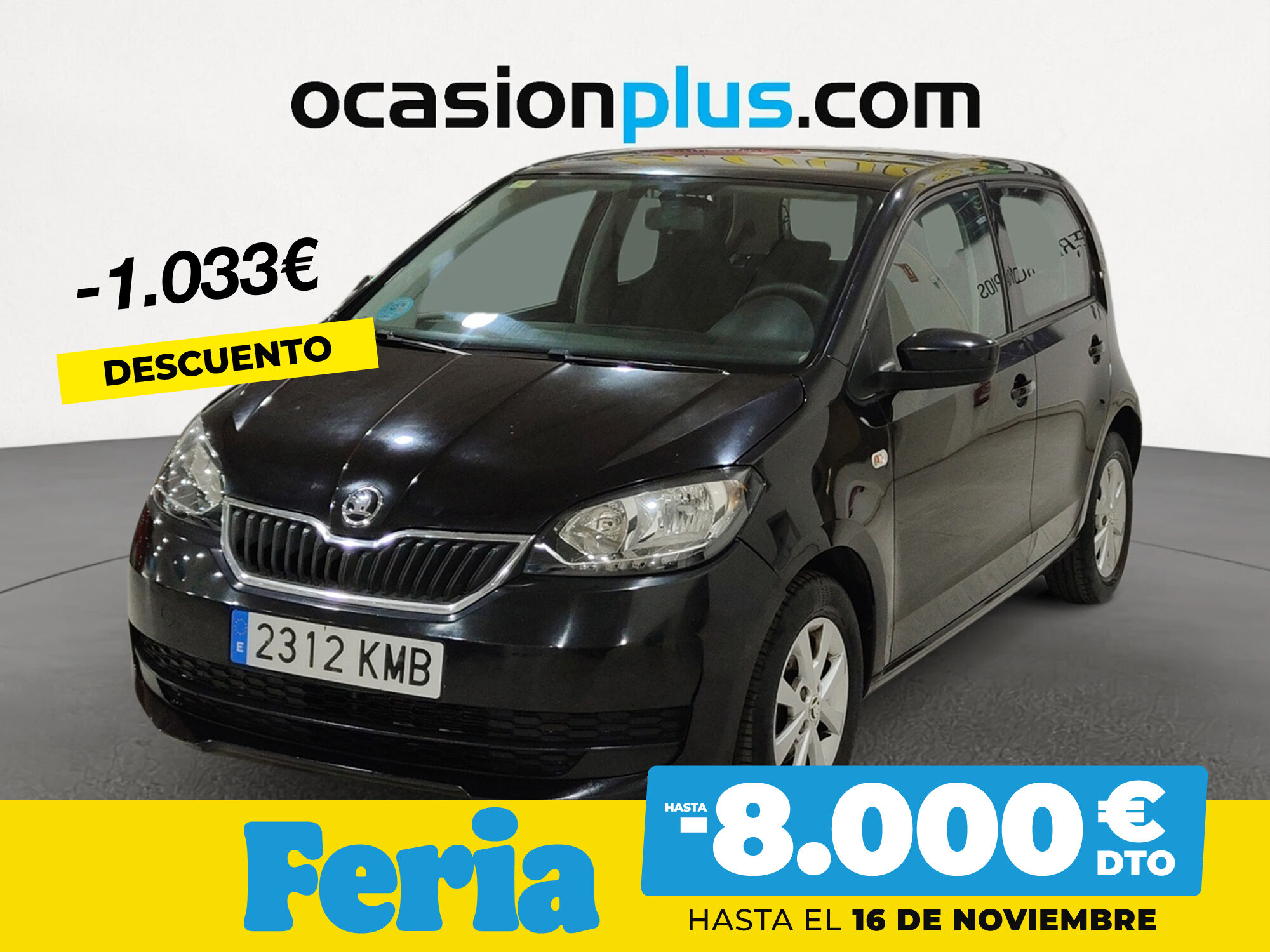 SKODA Citigo (1.0 MPI Ambition 44 kW (60 CV)) en Madrid