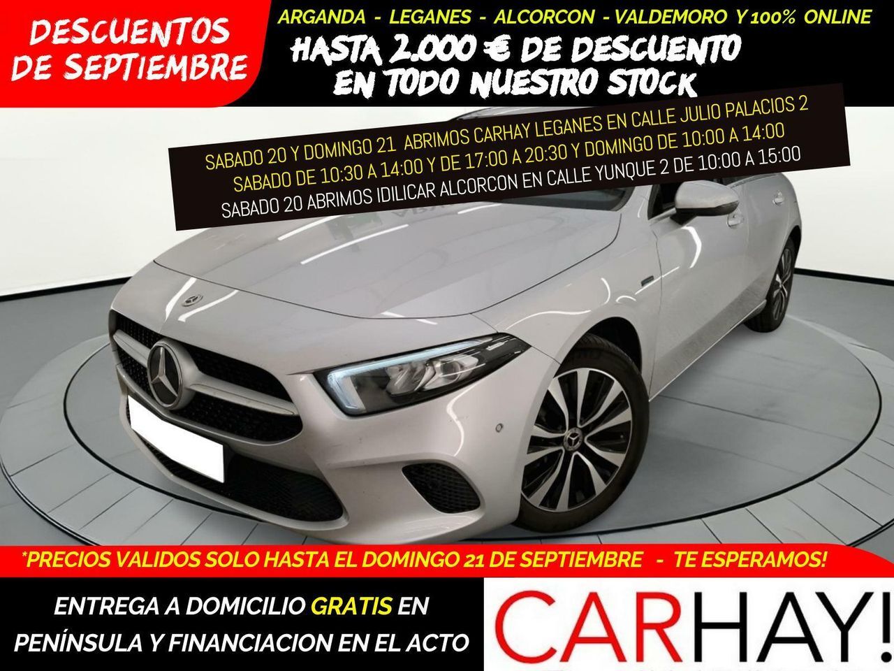 MERCEDES Clase A (250 E BUSINESS LINE 8G-DCT) en Madrid