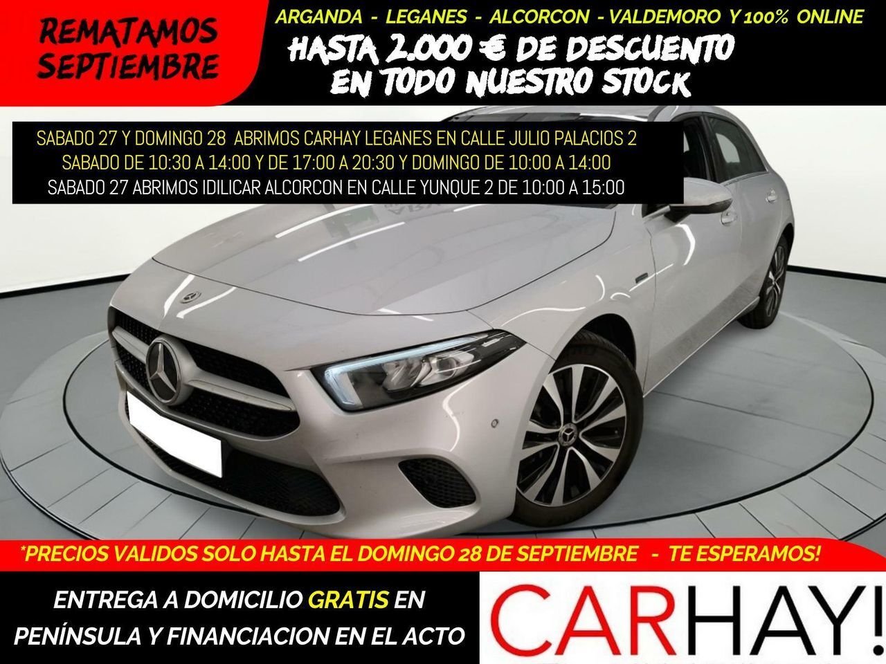MERCEDES Clase A (250 E BUSINESS LINE 8G-DCT) en Madrid