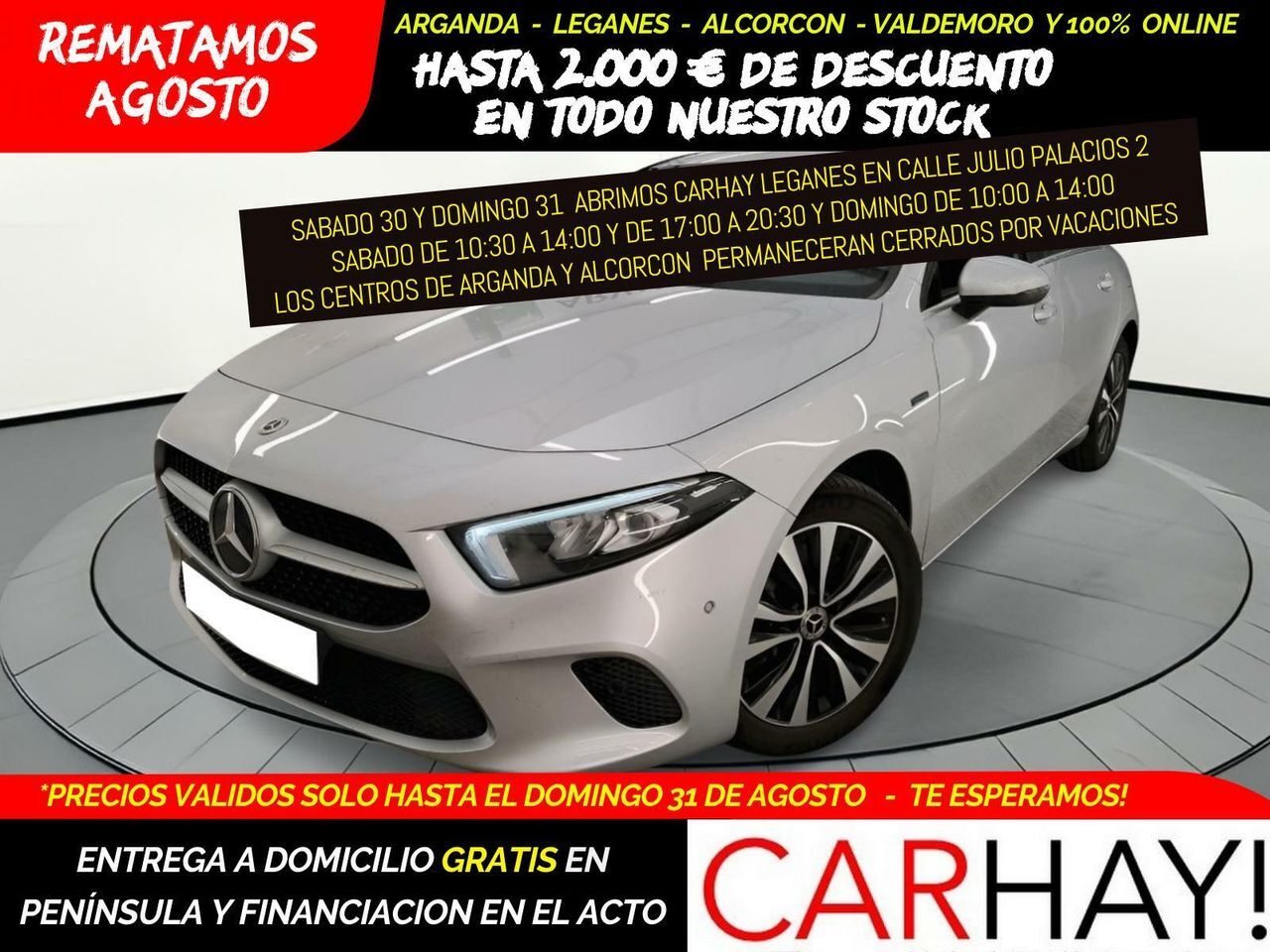 MERCEDES Clase A (250 E BUSINESS LINE 8G-DCT) en Madrid