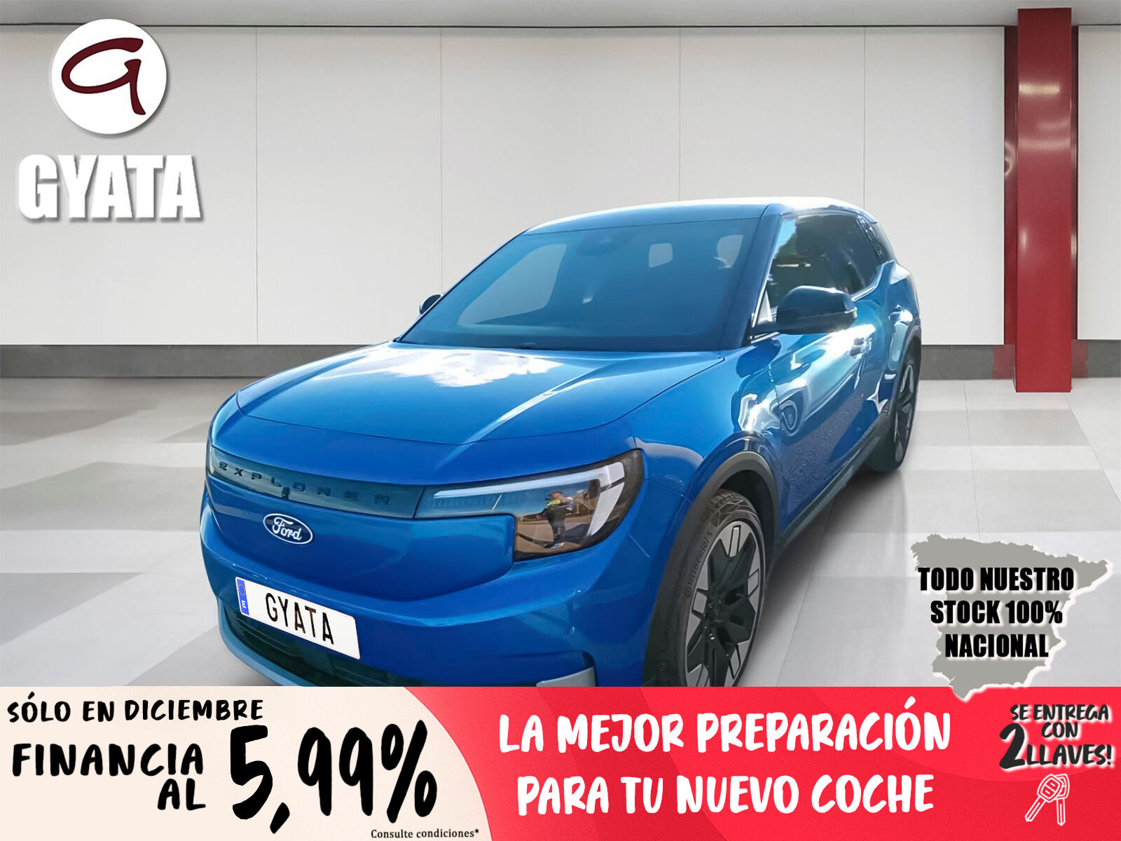 FORD Explorer (Premium Rango Extendido RWD 77kWh 210 kW (286 CV)) en Madrid