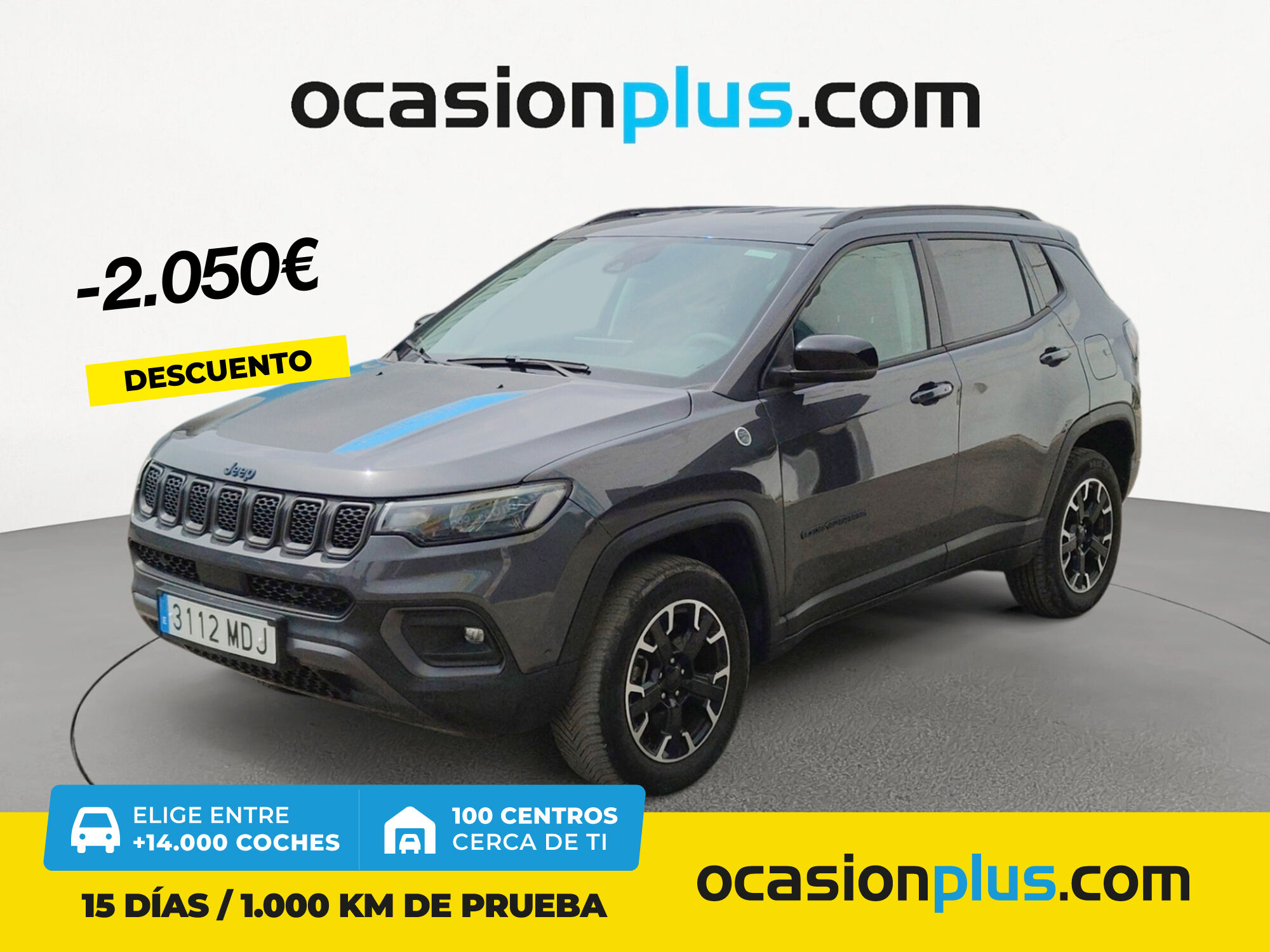 JEEP Compass (1.3 PHEV Trailhawk AWD AT 177 kW (240 CV)) en Madrid