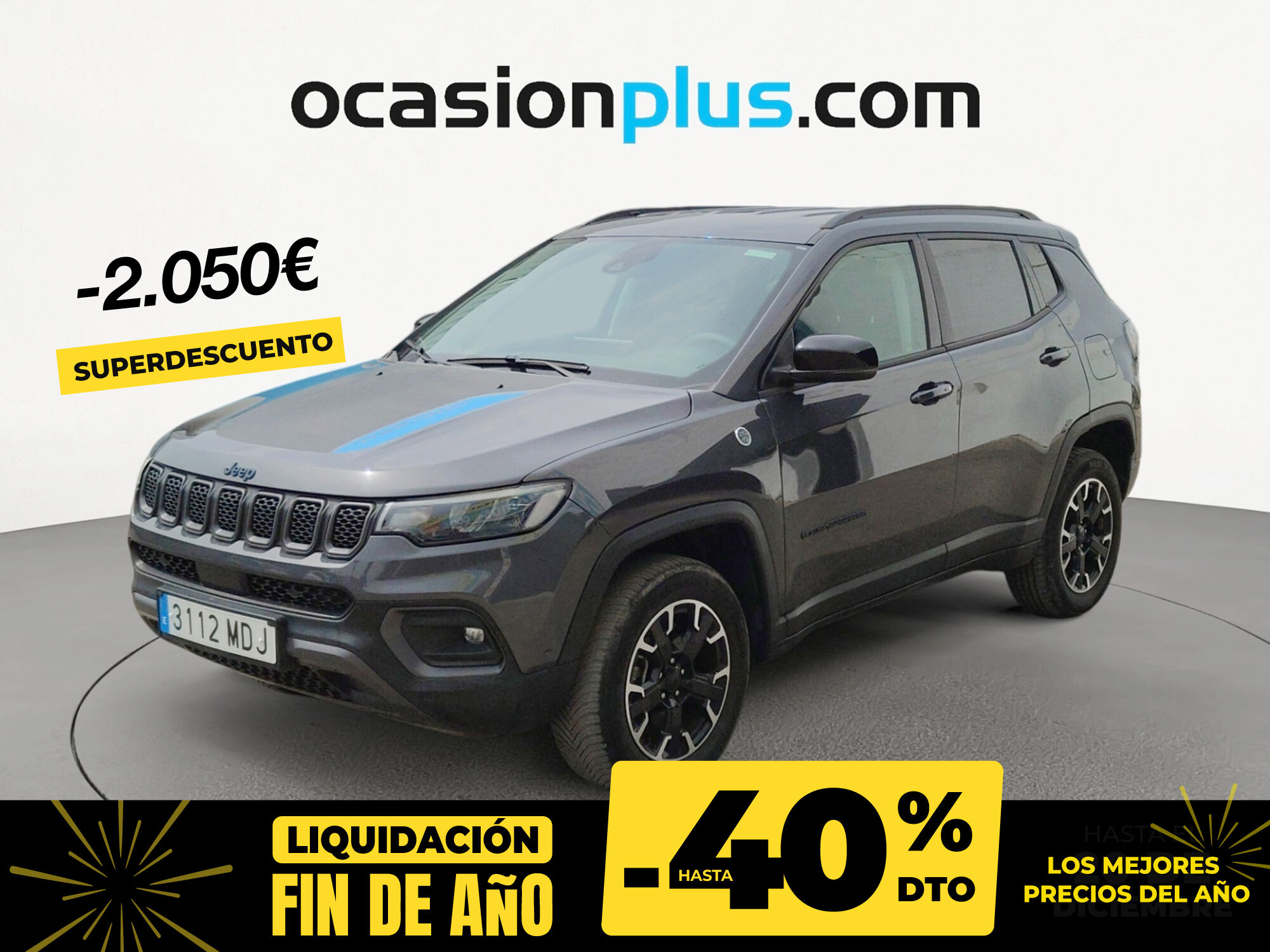 JEEP Compass (1.3 PHEV Trailhawk AWD AT 177 kW (240 CV)) en Madrid