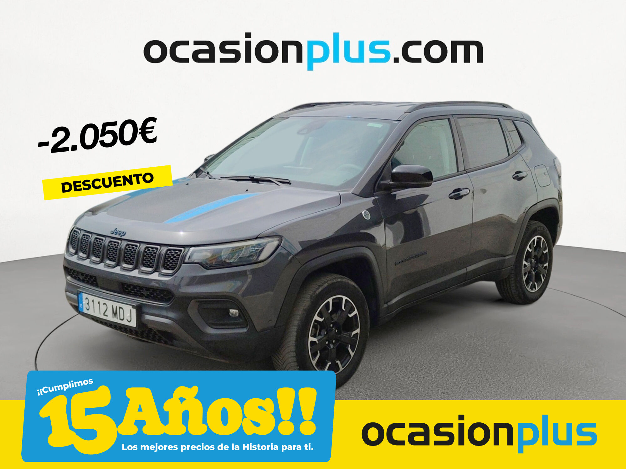 JEEP Compass (1.3 PHEV Trailhawk AWD AT 177 kW (240 CV)) en Madrid