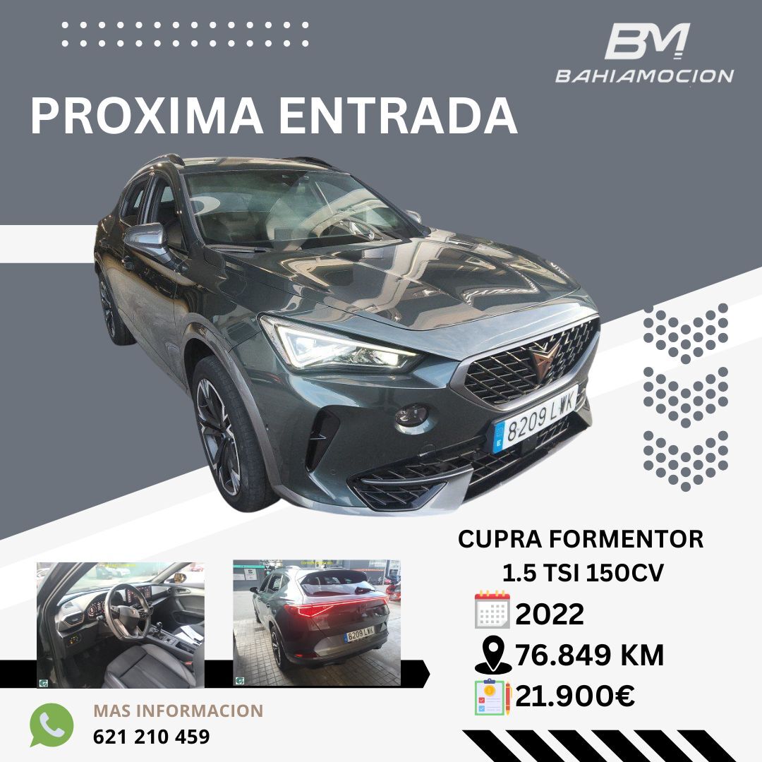 CUPRA Formentor (1.5 TSI 150) en Cádiz