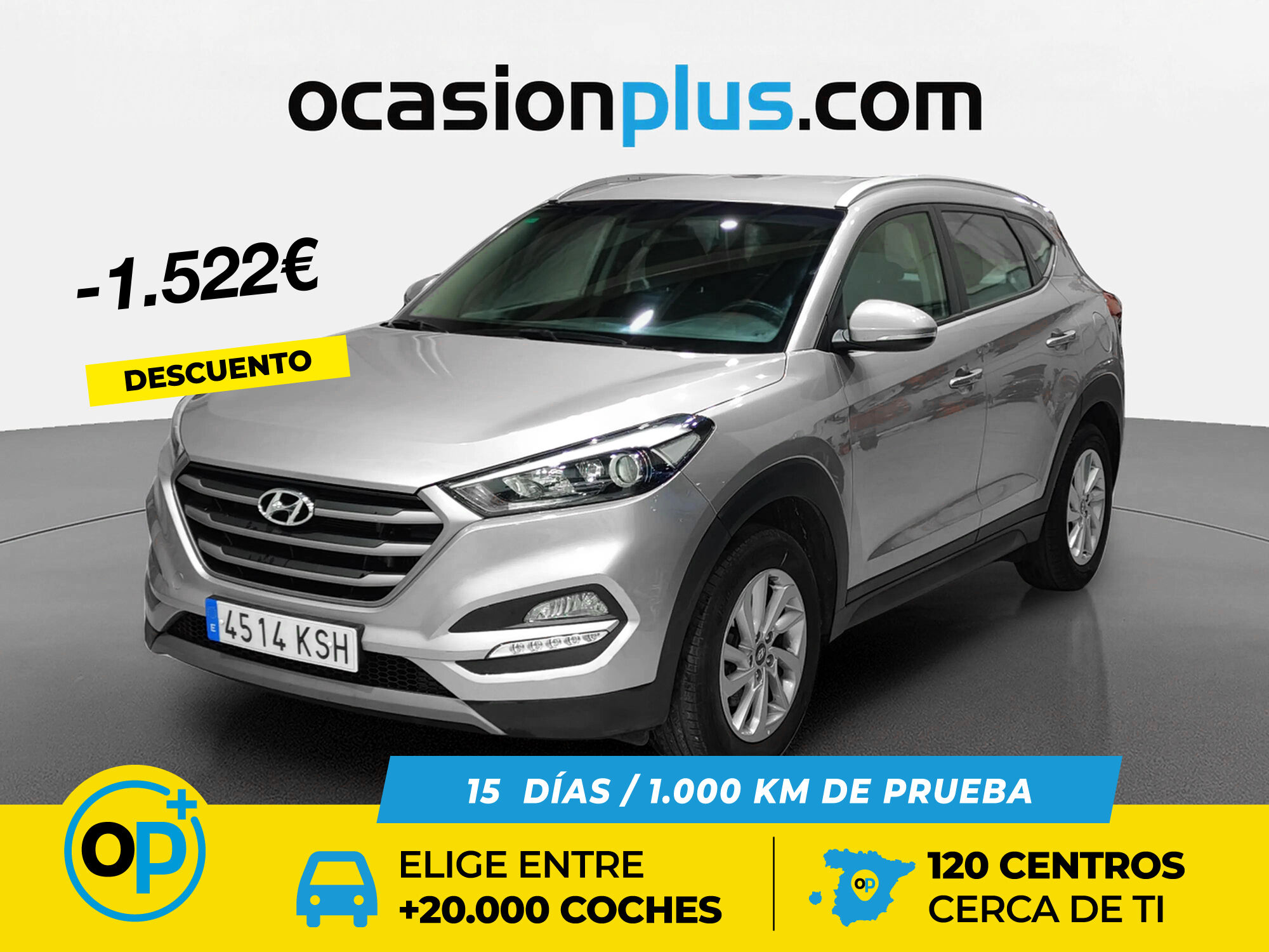 HYUNDAI Tucson (1.7 CRDI BlueDrive Link 4x2 85 kW (115 CV)) en Madrid