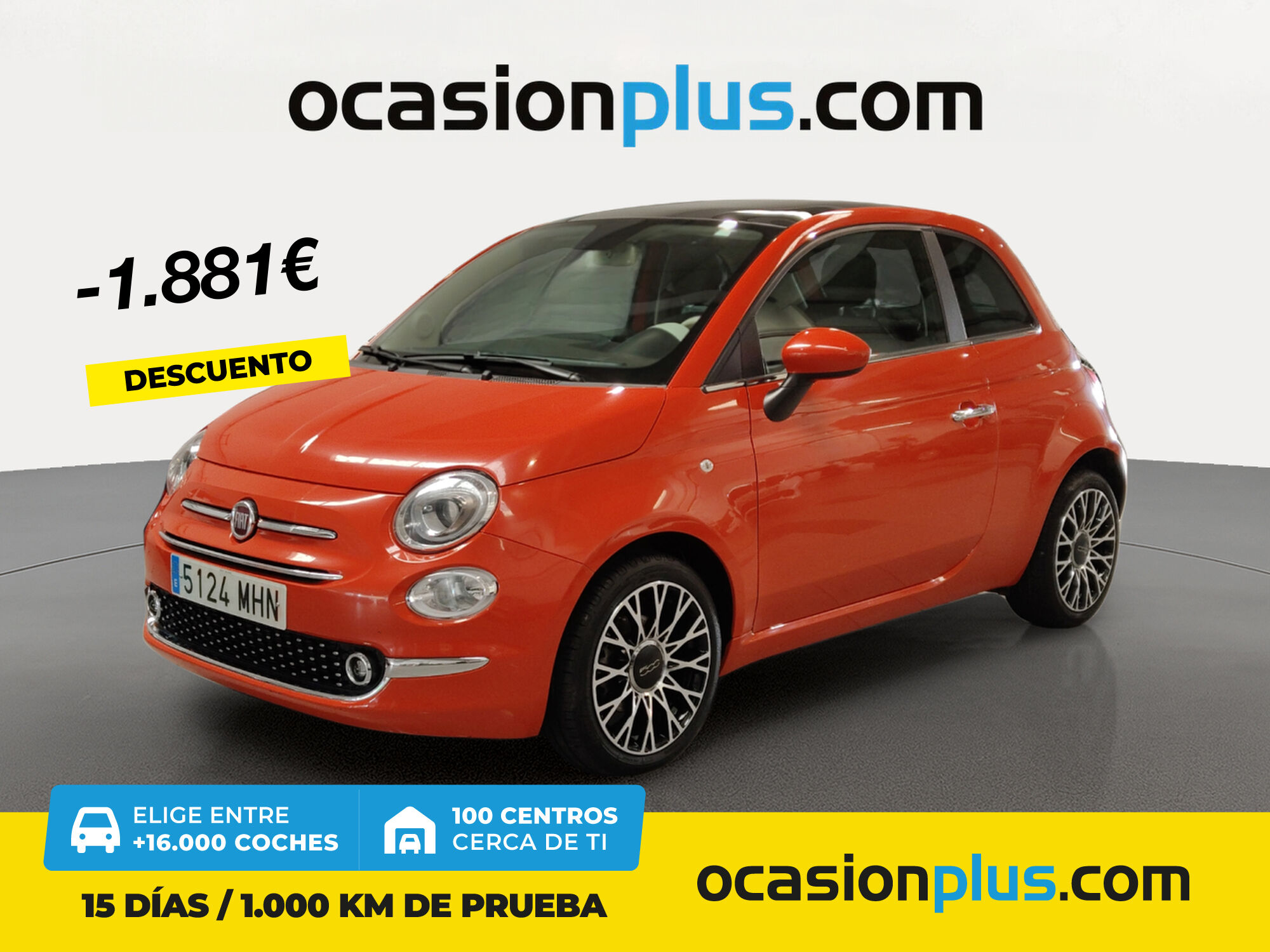 FIAT 500 (1.0 Hybrid Dolcevita 51 kW (70 CV)) en Madrid