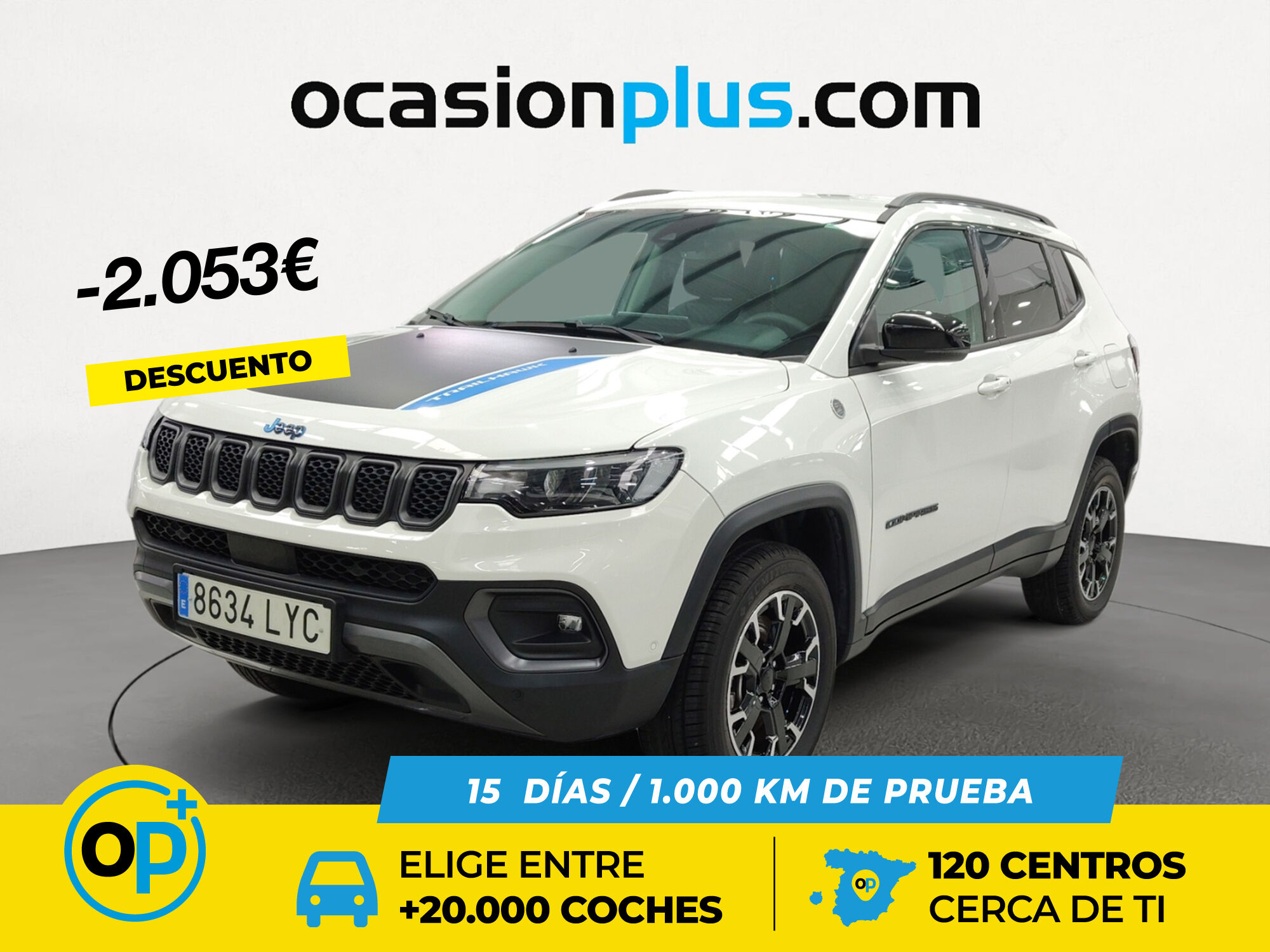 JEEP Compass (1.3 PHEV Trailhawk AWD AT 177 kW (240 CV)) en Madrid