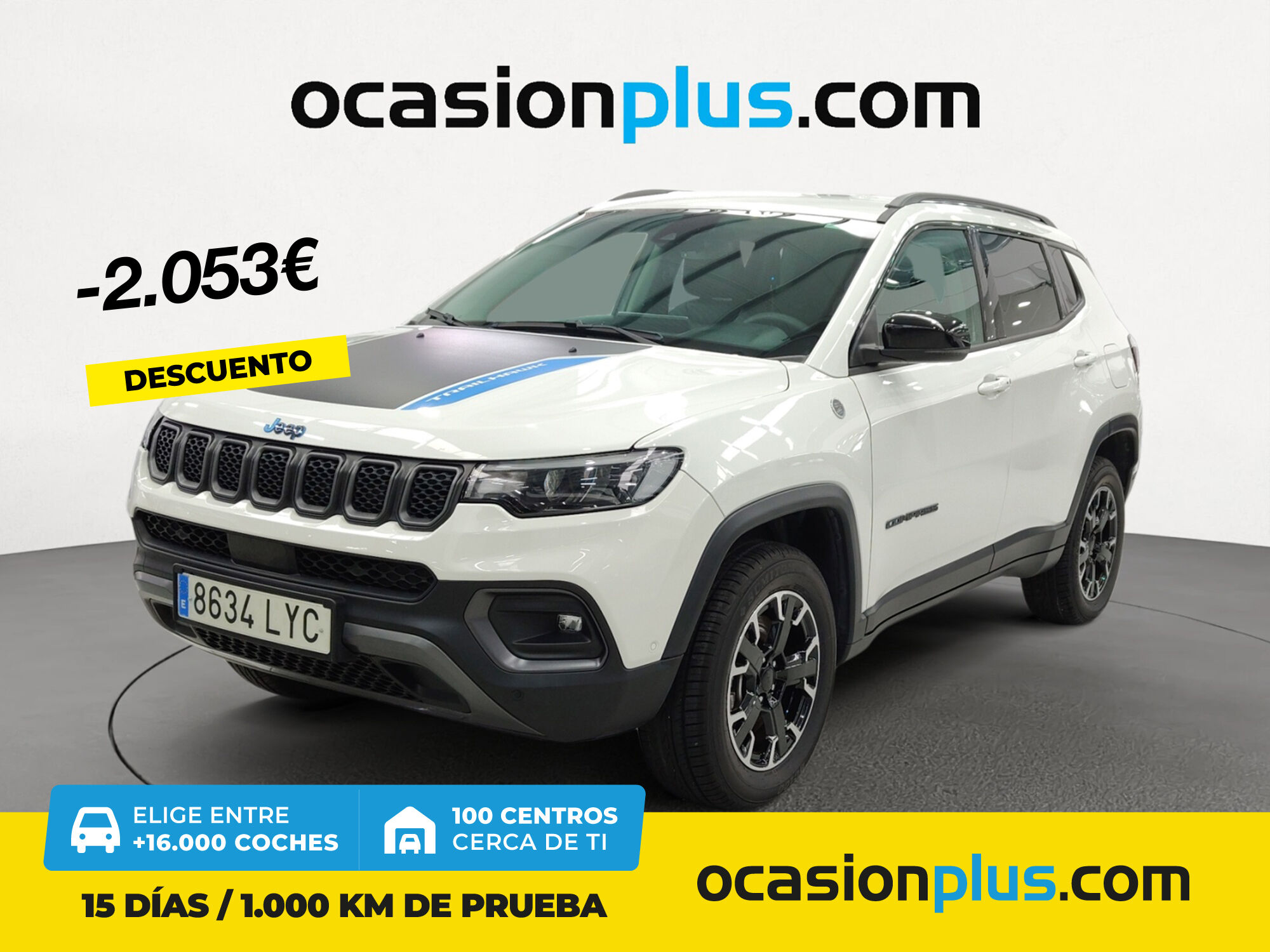 JEEP Compass (1.3 PHEV Trailhawk AWD AT 177 kW (240 CV)) en Madrid