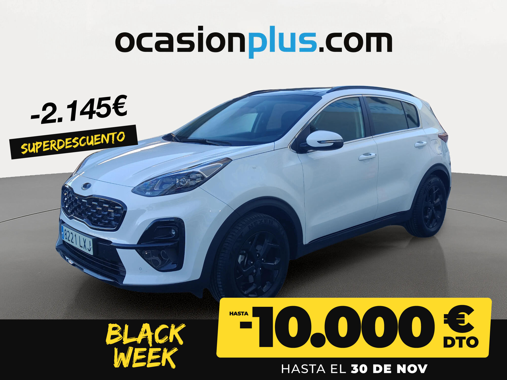 KIA Sportage (1.6 MHEV Black Edition 100 kW (136 CV)) en Madrid