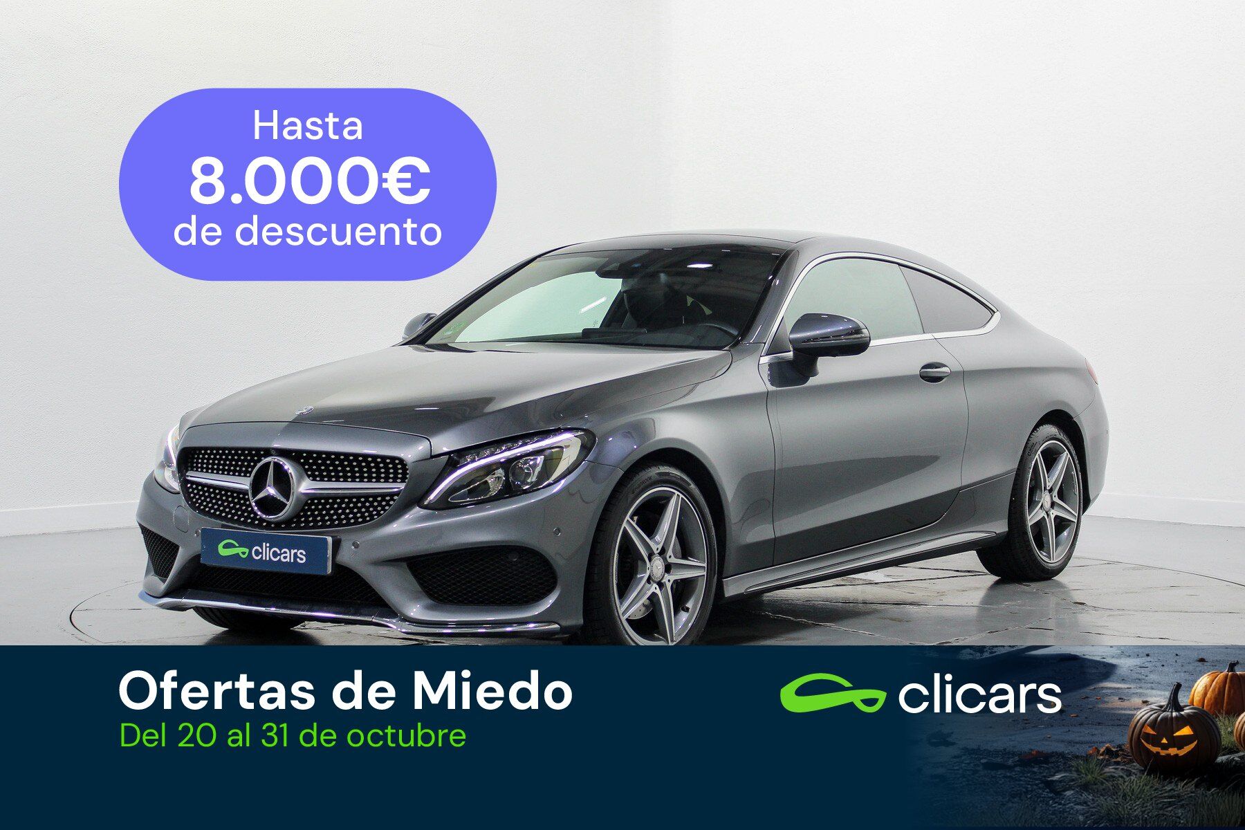 MERCEDES Clase C (C Coupé 200 7G-Tronic) en Madrid