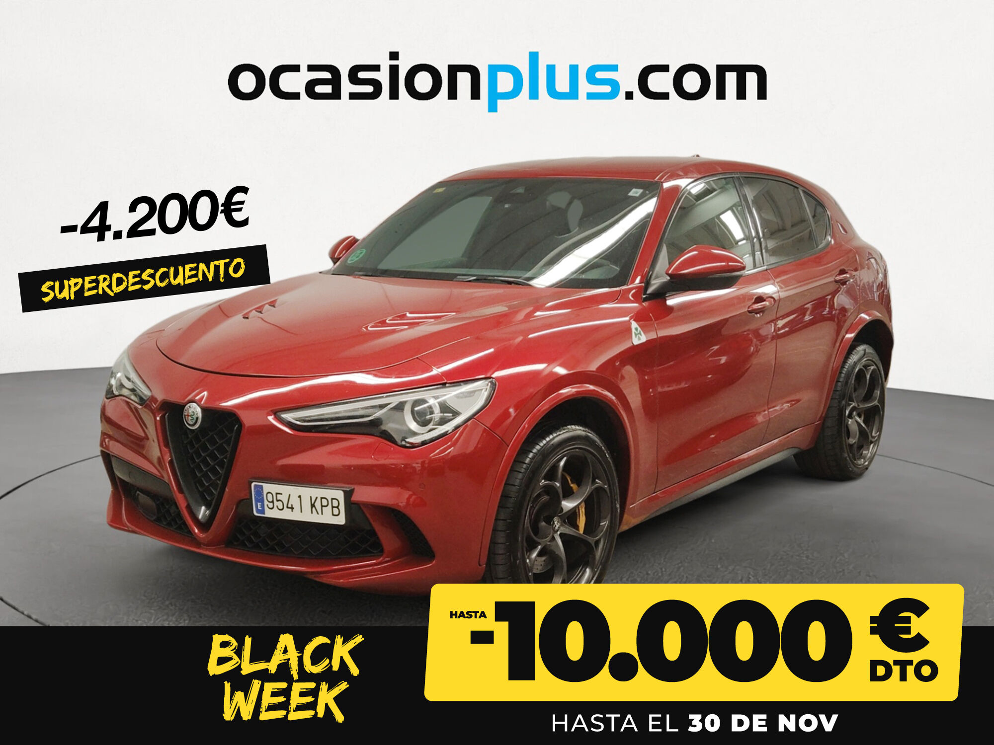 ALFA ROMEO Stelvio (2.9 Gasolina Quadrifoglio Q4 375 kW (510 CV)) en Madrid