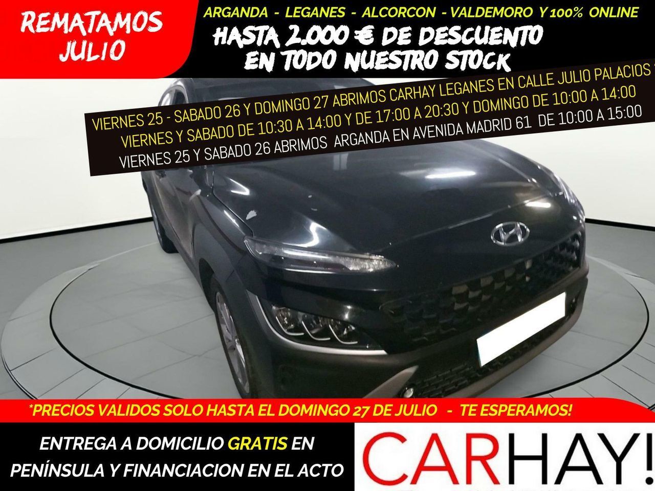 HYUNDAI Kona (1.0T-GDI EDITON 30 120CV) en Madrid