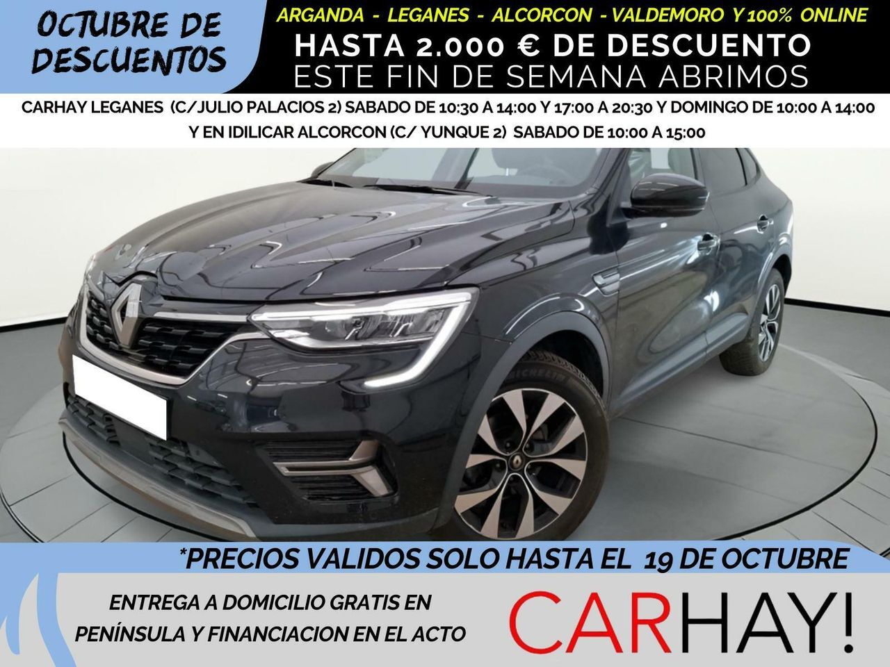 RENAULT Arkana (BUSINESS 1.3 TCE 140CV BVA7 E6D) en Madrid