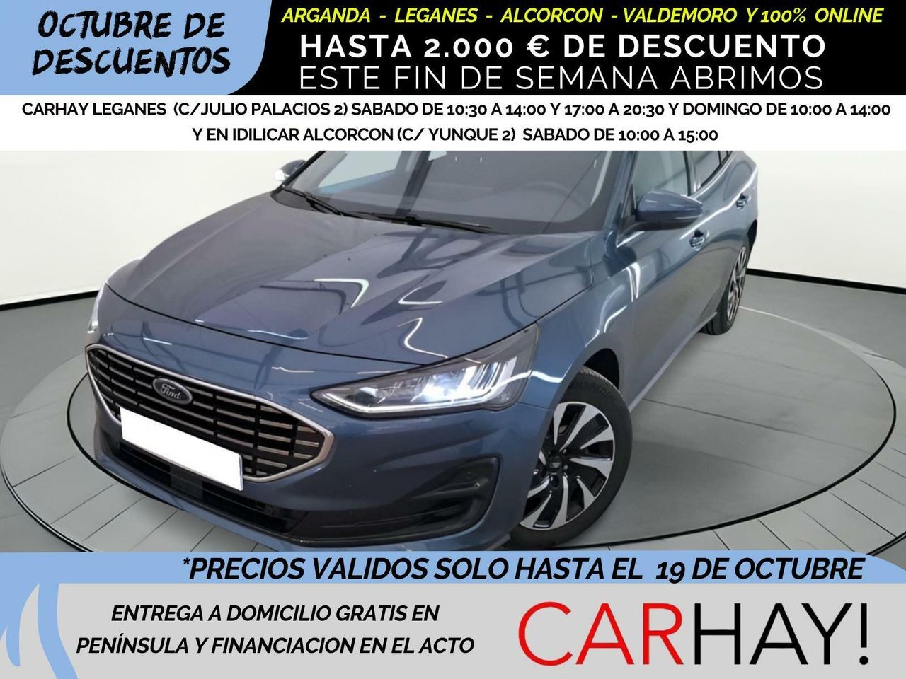FORD Focus (BREAK 1.0 FLEXI MHEV 125 TITANI X BUSIN) en Madrid
