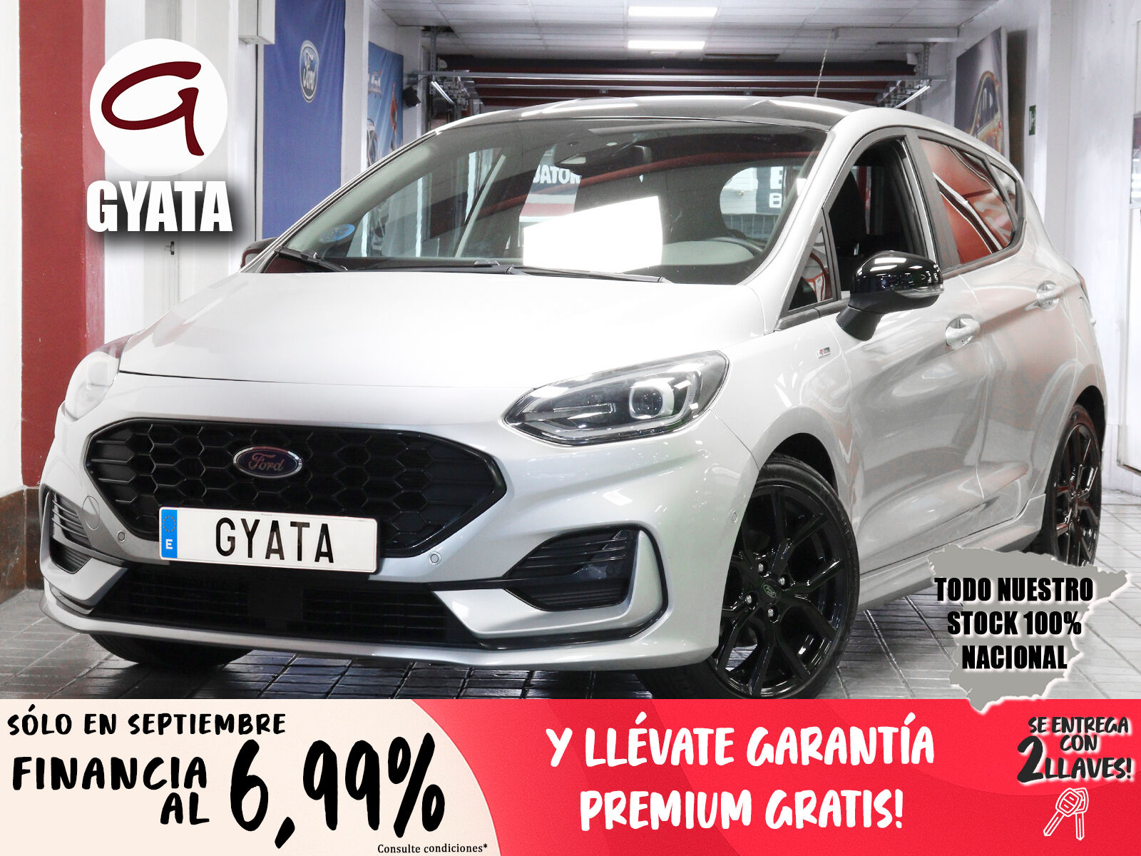 FORD Fiesta (1.0 EcoBoost MHEV ST-Line 92 kW (125 CV)) en Madrid