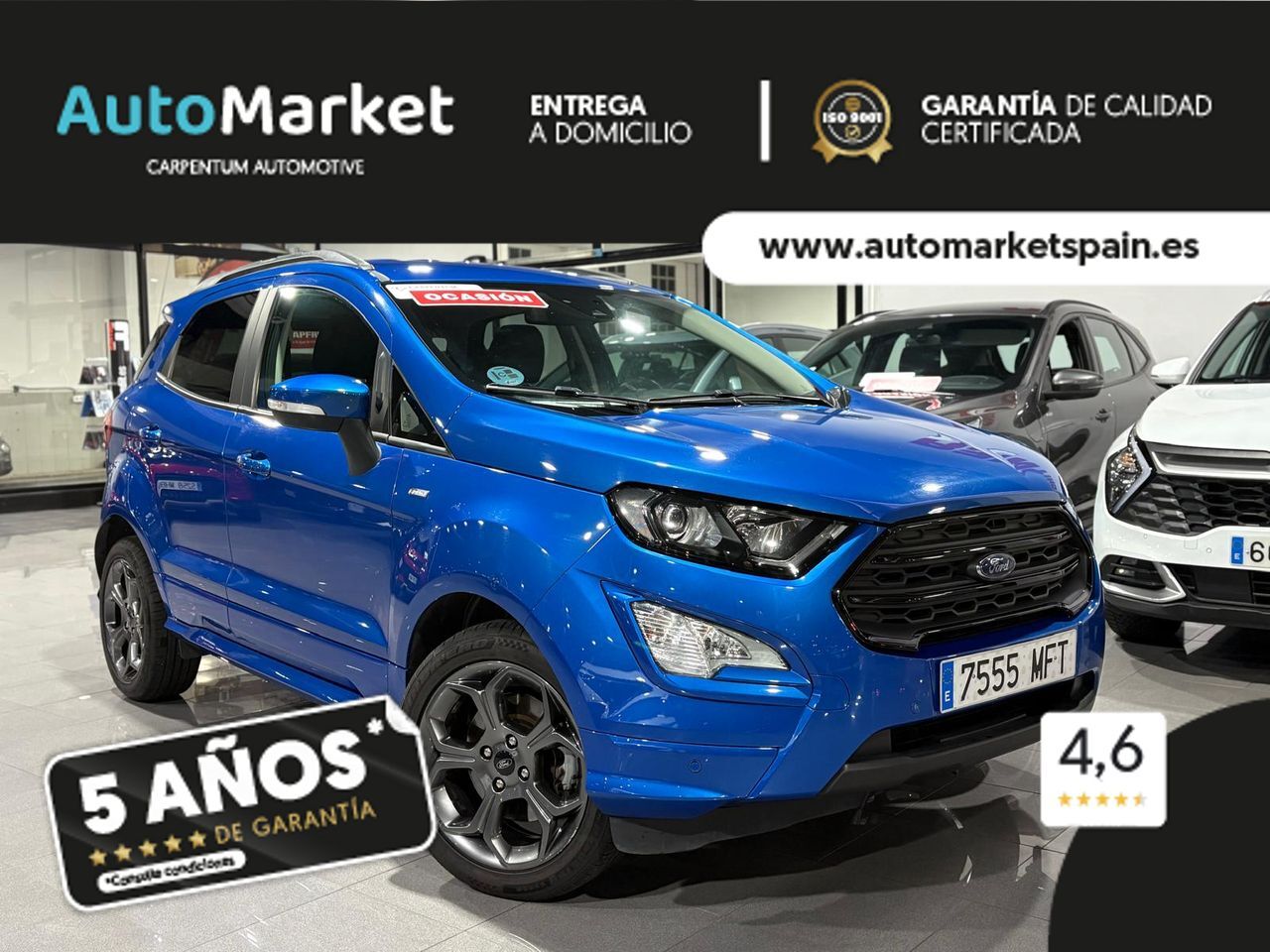 FORD EcoSport (1.0T ECOBOOST 92KW (125CV) S&S ST LINE) en Lugo