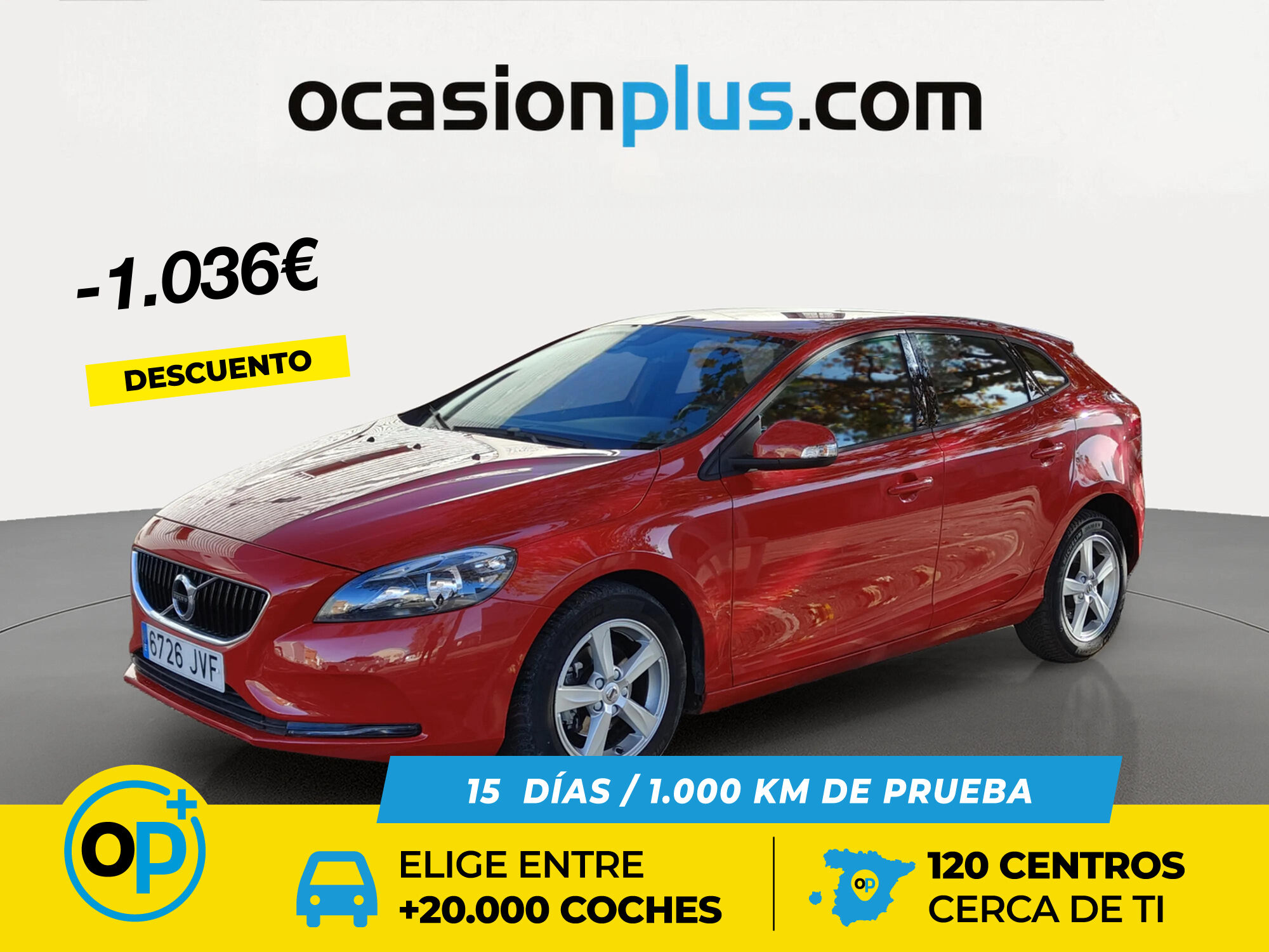 VOLVO V40 (D2 Kinetic 88 kW (120 CV)) en Madrid