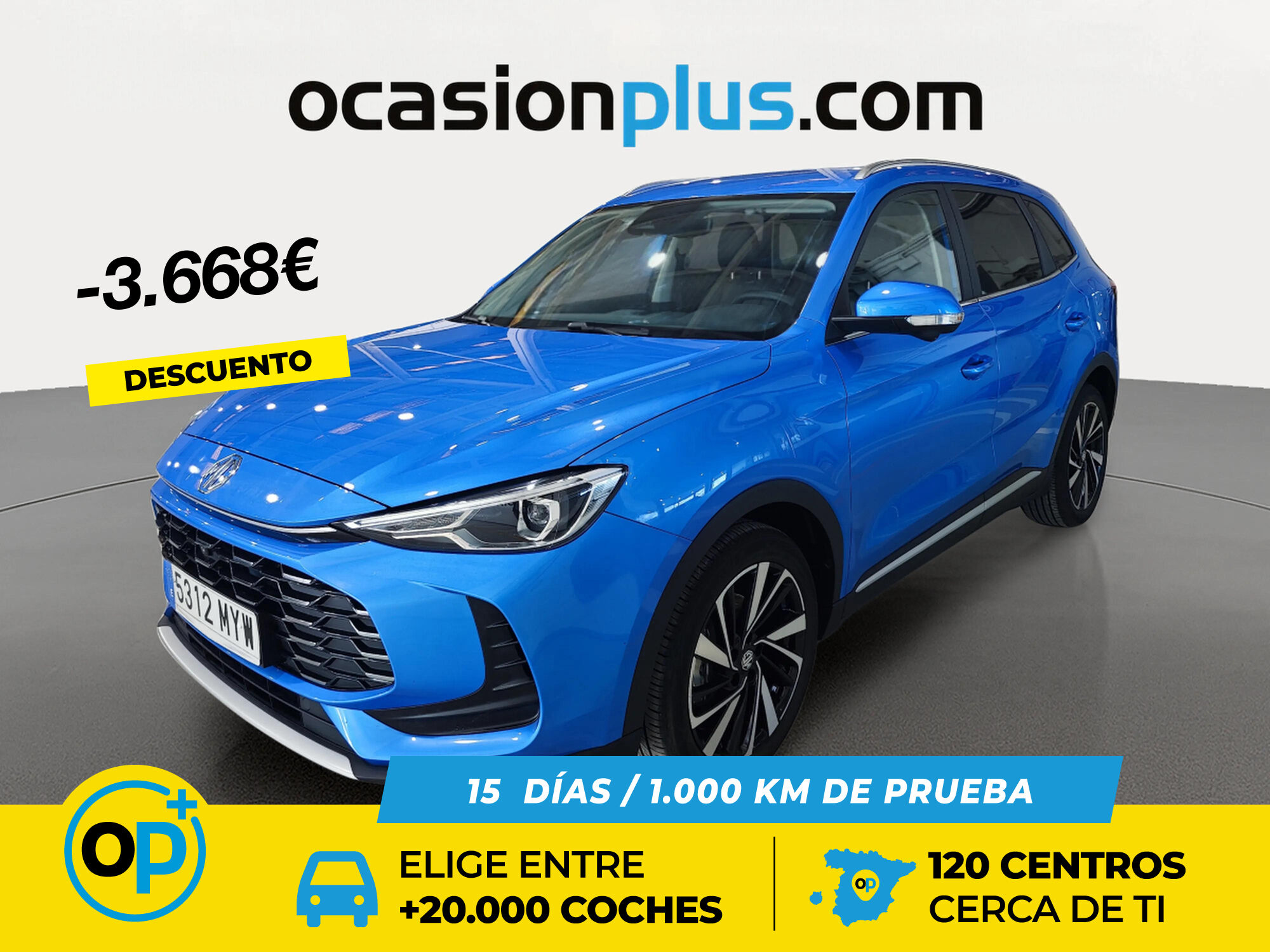 MG ZS (1.5 Hybrid+ Luxury 145 kW (197 CV)) en Madrid