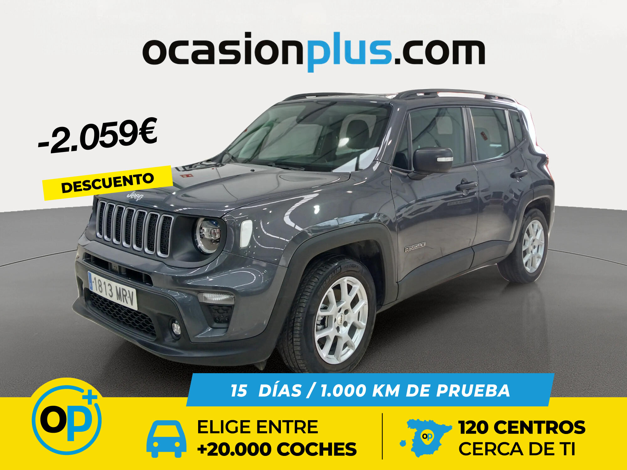 JEEP Renegade (eHybrid 1.5 Altitude DCT 96 kW (130 CV)) en Madrid