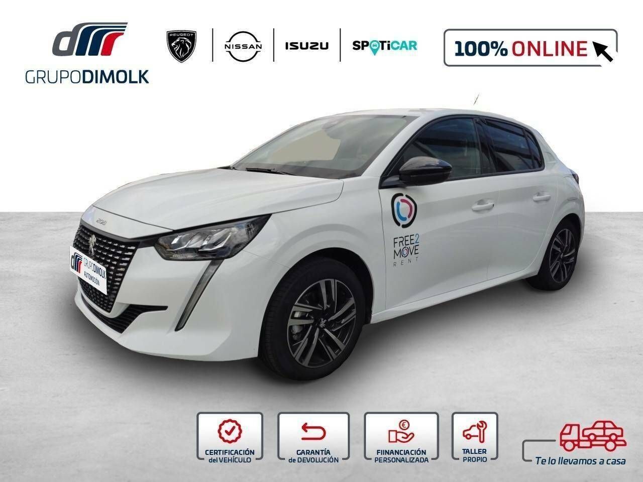 PEUGEOT 208 (1.2 Gasolina 100CV EAT8 Allure Pack Automático) en Coruña, A