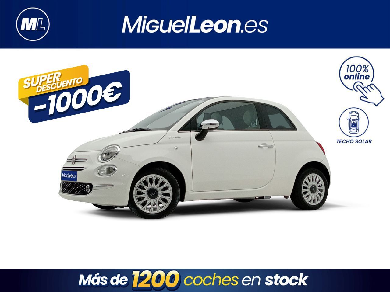 FIAT 500 (Dolcevita 1.0 Hybrid 51KW (70 CV)) en Palmas, Las