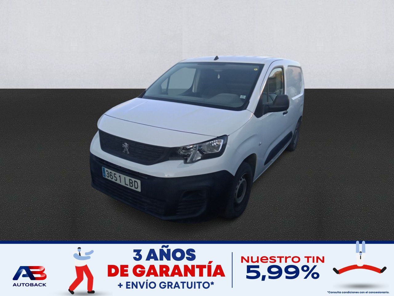 PEUGEOT Partner (Pro Standard 600kg BlueHDi 55kW 3 Puertas) en Madrid