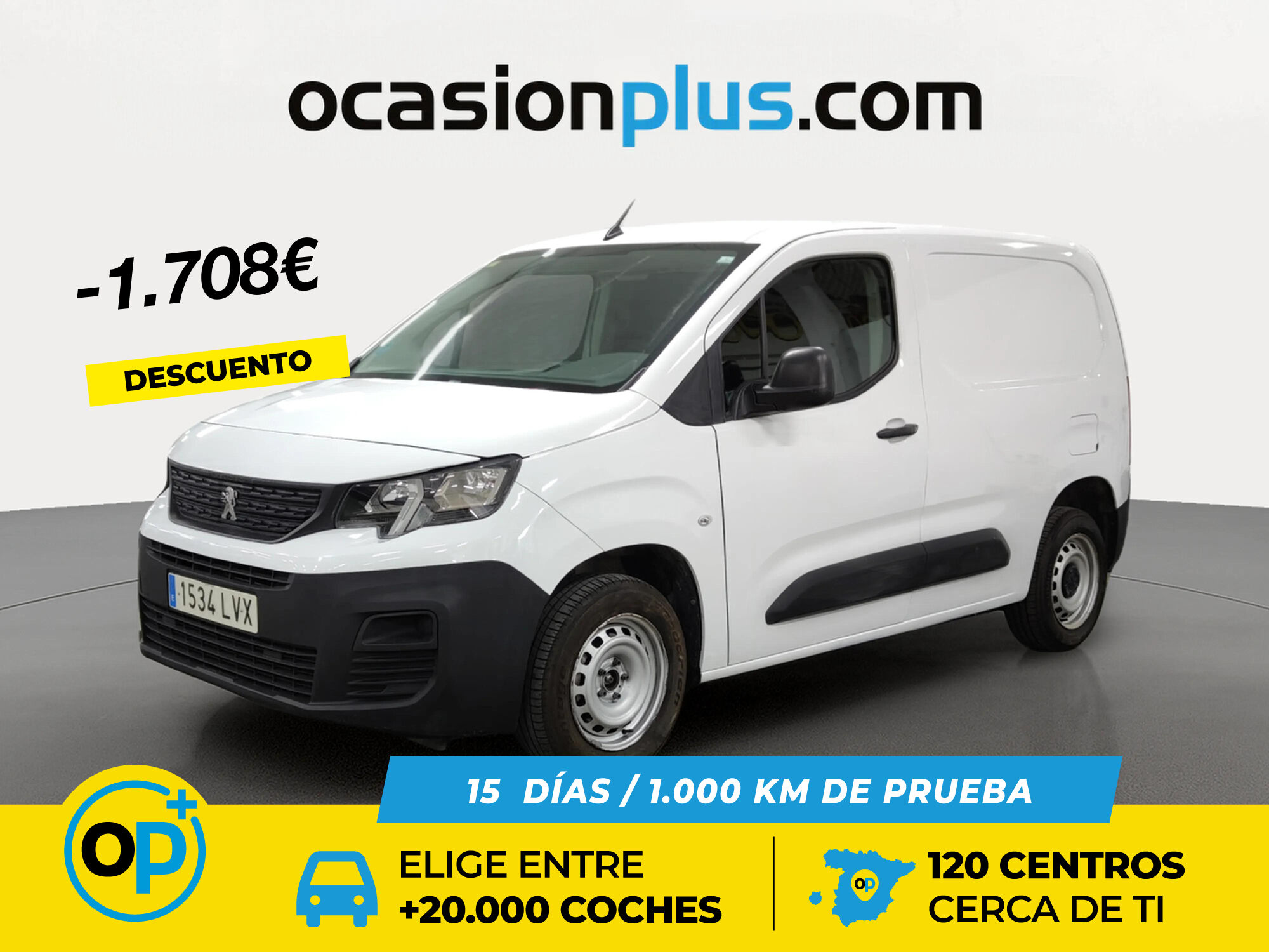 Foto del PEUGEOT Partner 1.5BlueHDI S&S Pro Standard 600kg 100