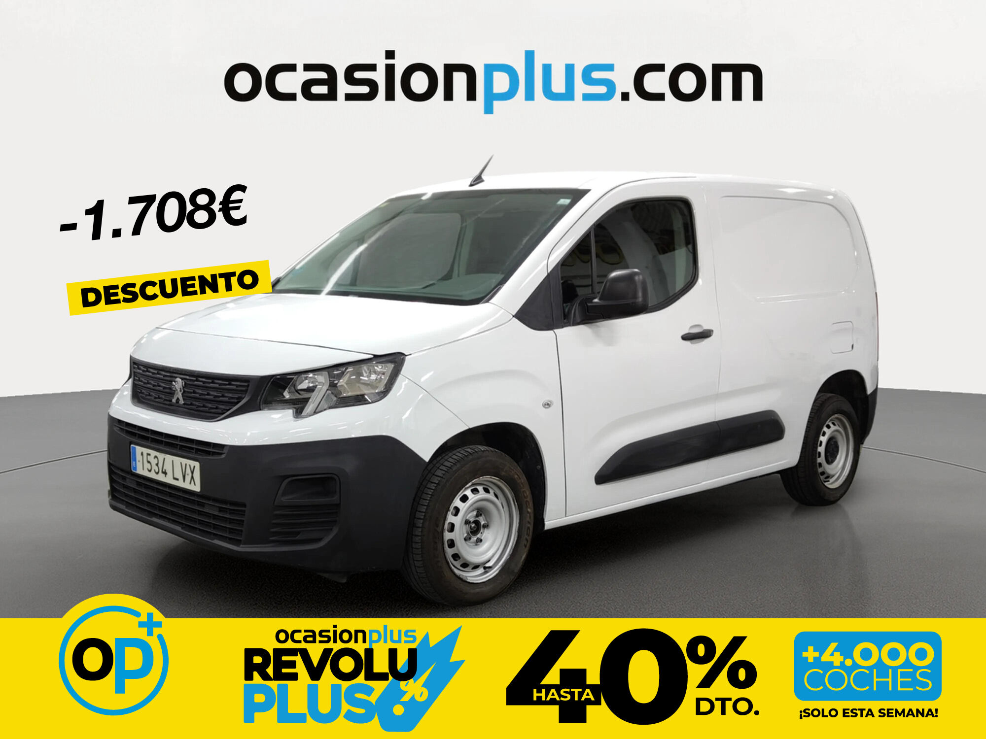 Foto del PEUGEOT Partner 1.5BlueHDI S&S Pro Standard 600kg 100