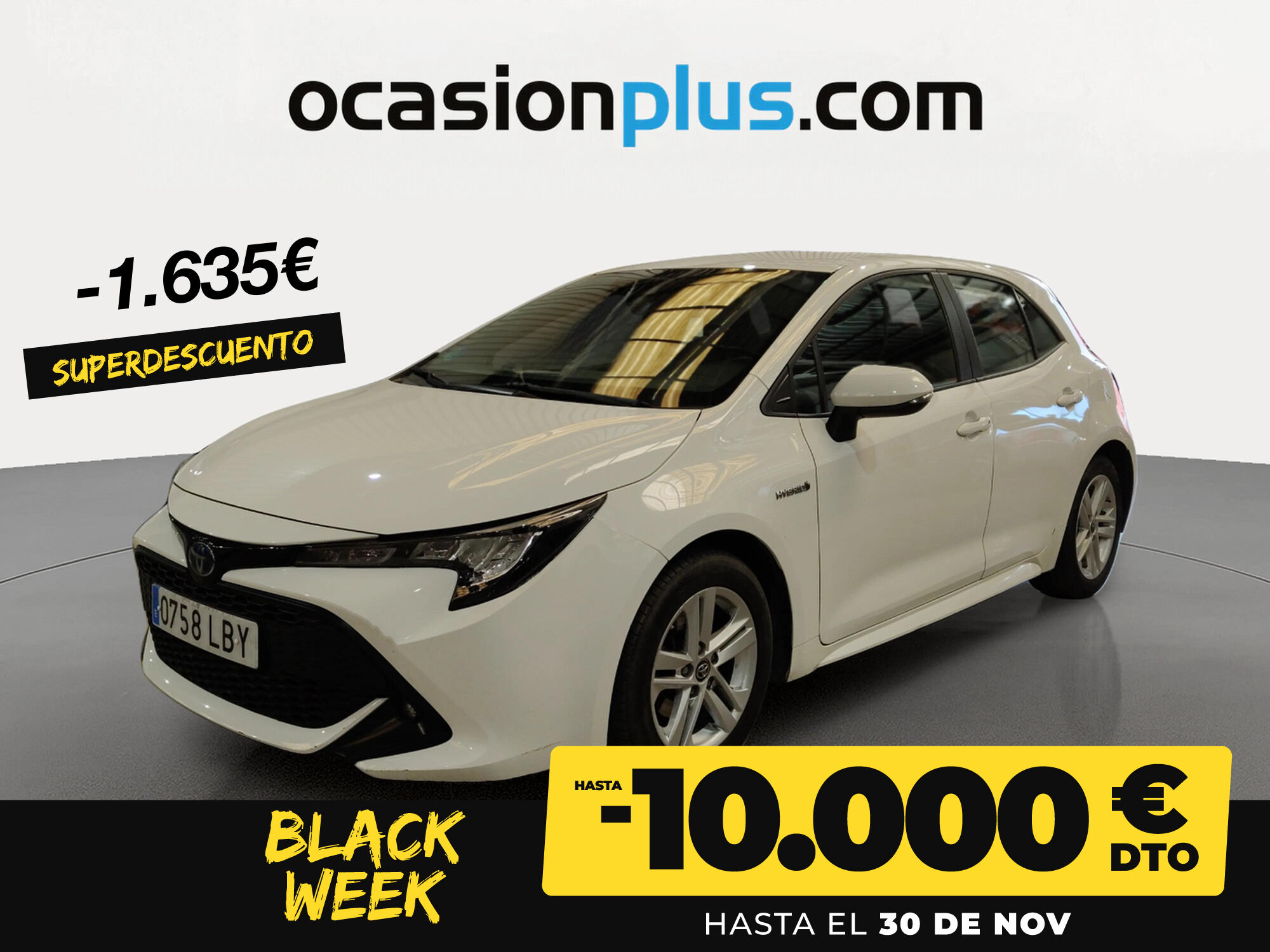 TOYOTA Corolla (1.8 125H Business Plus E-CVT 90 kW (122 CV)) en Madrid