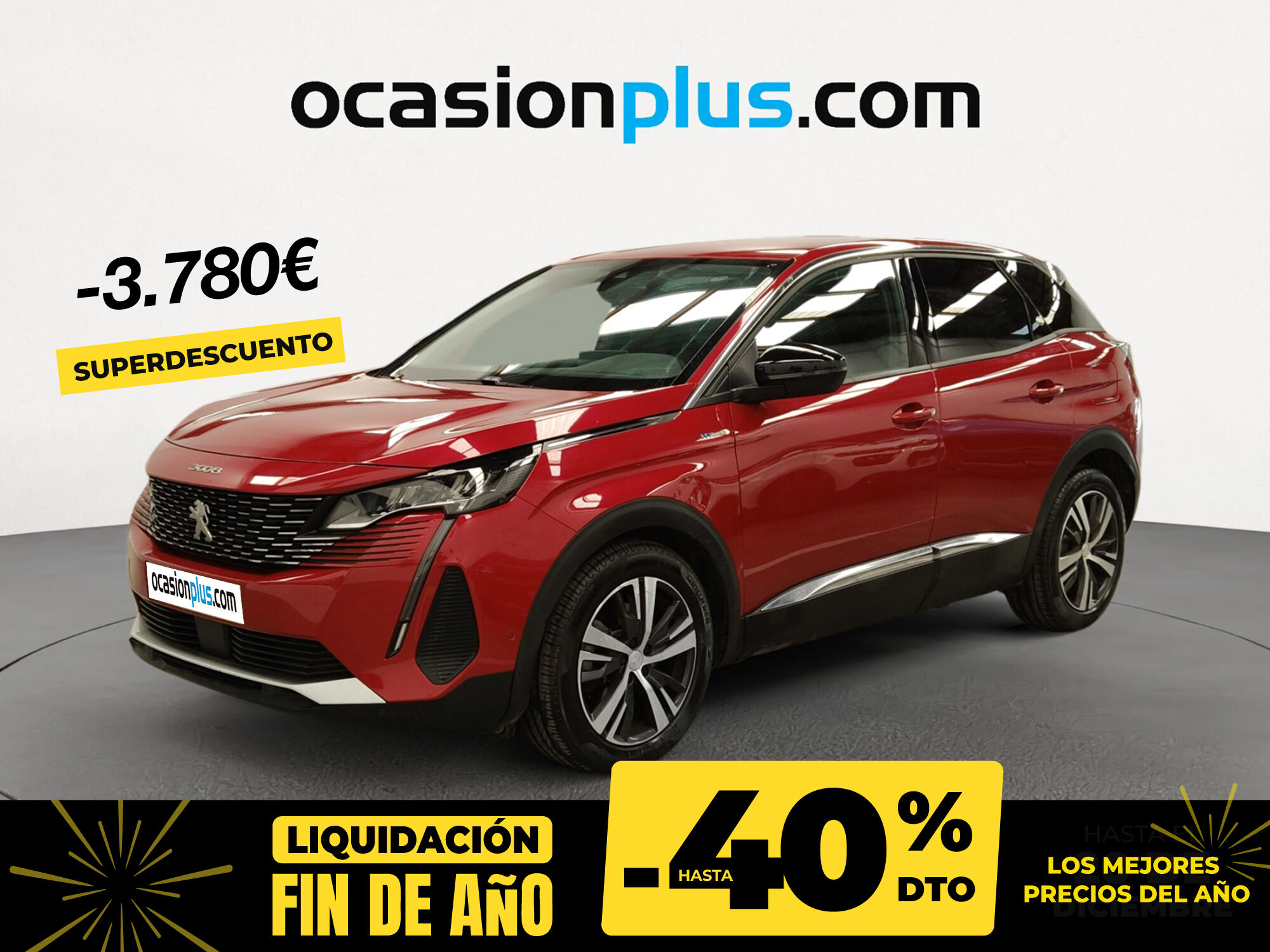 PEUGEOT 3008 (Hybrid 300 Allure Pack e-EAT8 221 kW (300 CV)) en Madrid