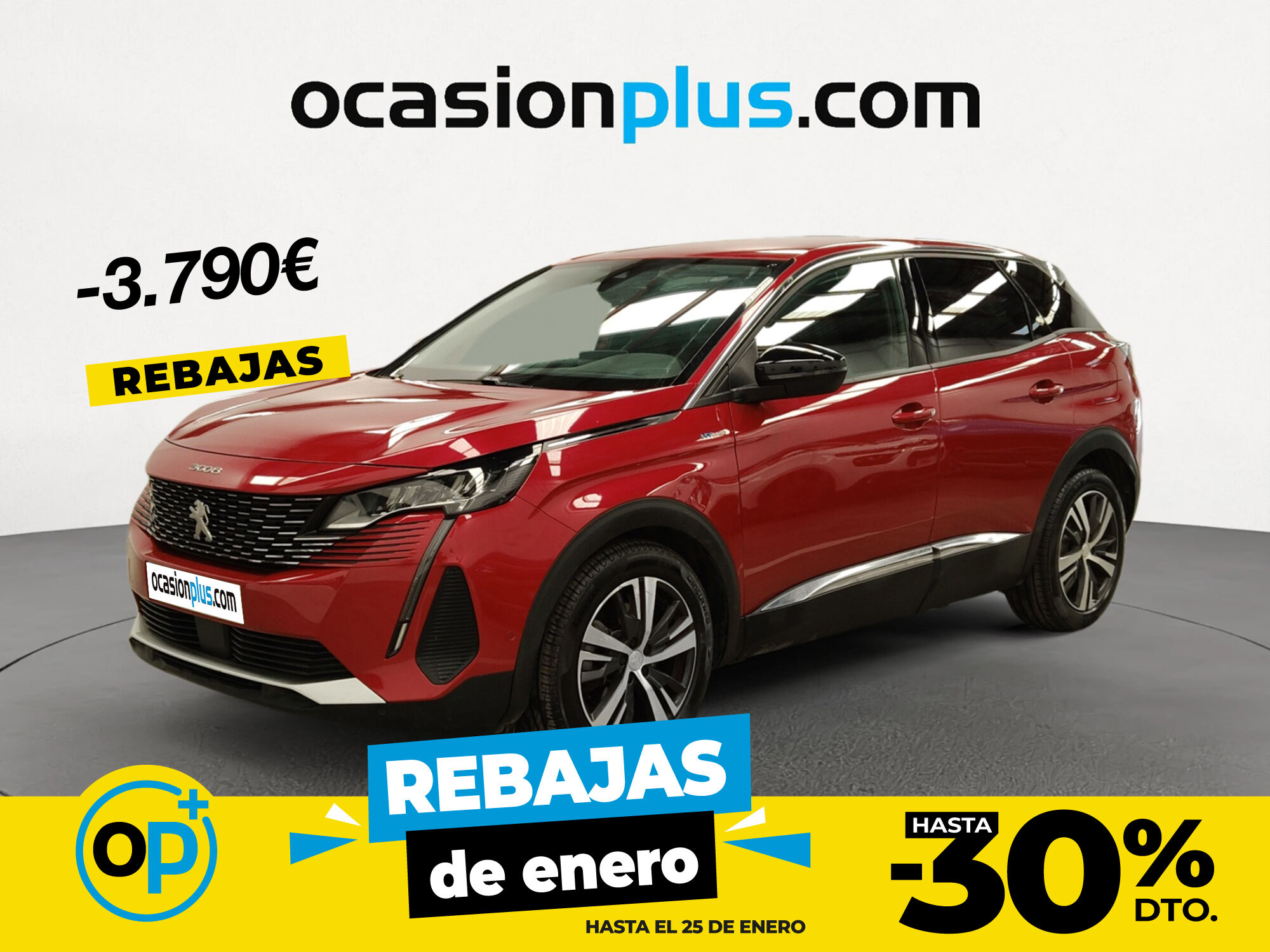 PEUGEOT 3008 (Hybrid 300 Allure Pack e-EAT8 221 kW (300 CV)) en Madrid