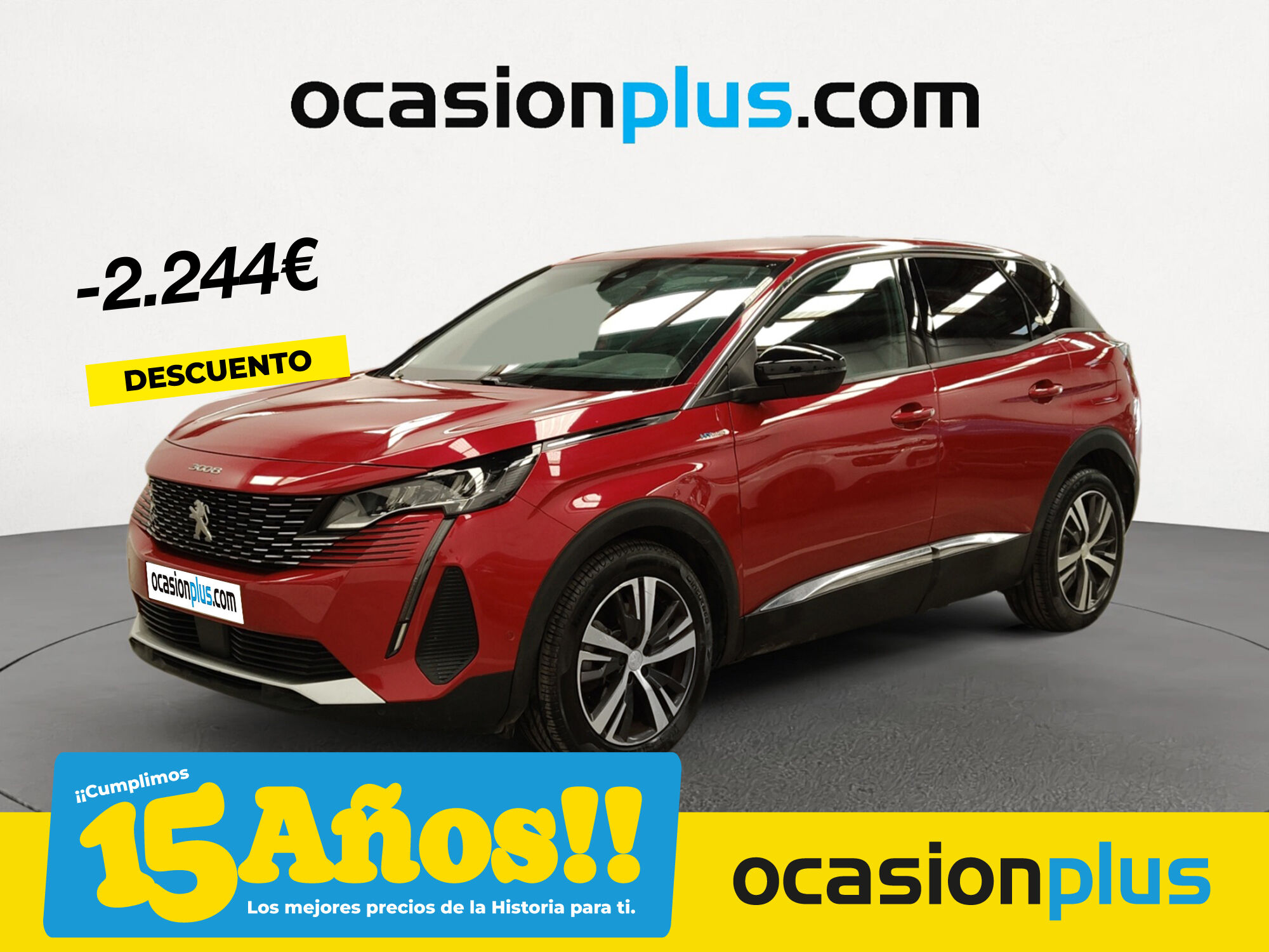 PEUGEOT 3008 (Hybrid 300 Allure Pack e-EAT8 221 kW (300 CV)) en Madrid