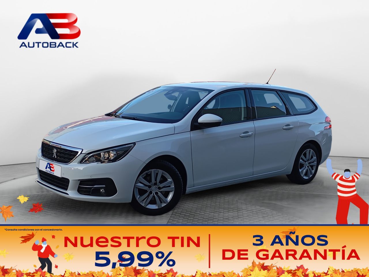 PEUGEOT 308 (SW Active Pack BlueHDi 130 S&S EAT8) en Madrid