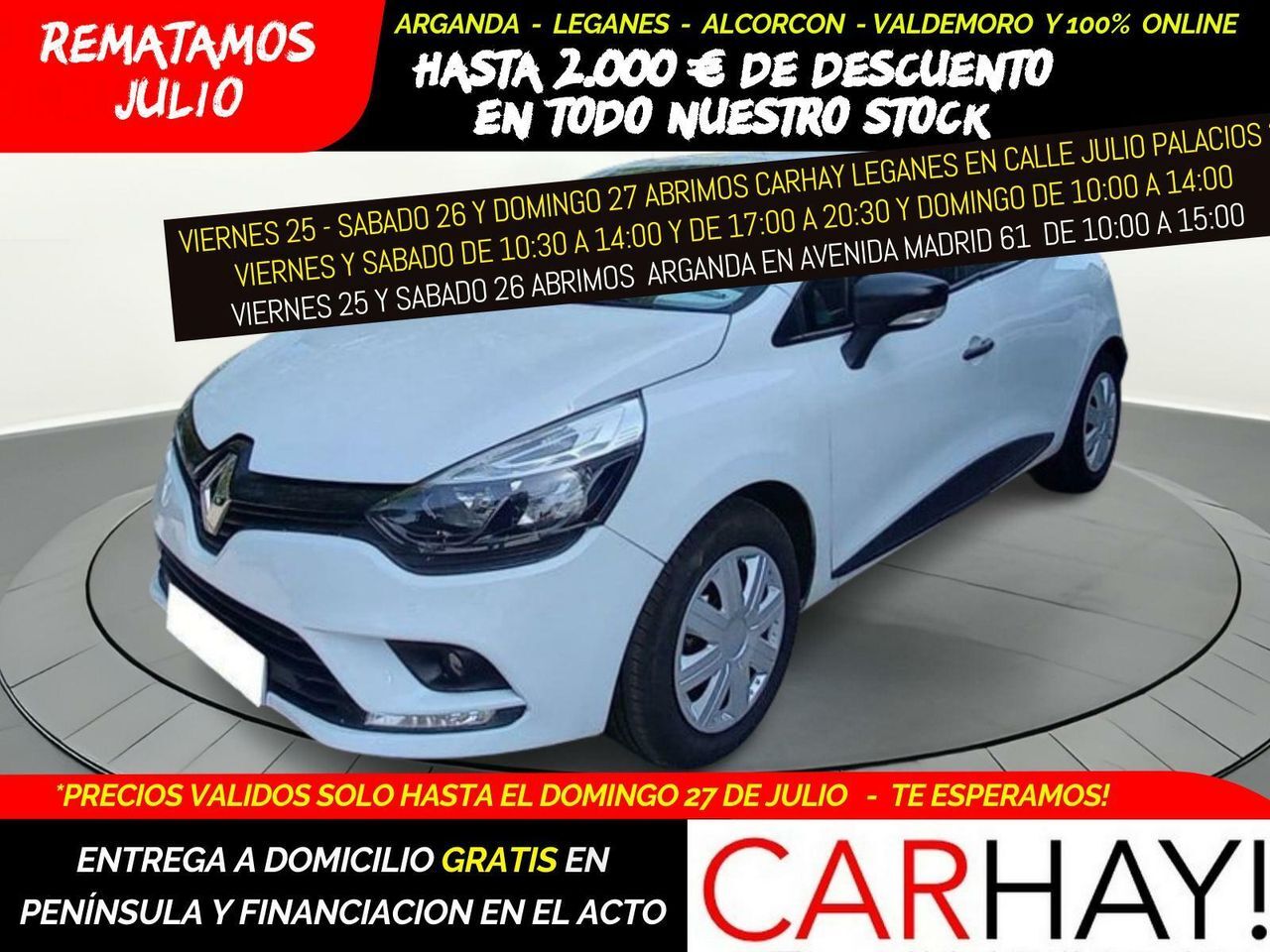 RENAULT Clio (Business Energy TCe 66kW (90CV) GLP) en Madrid
